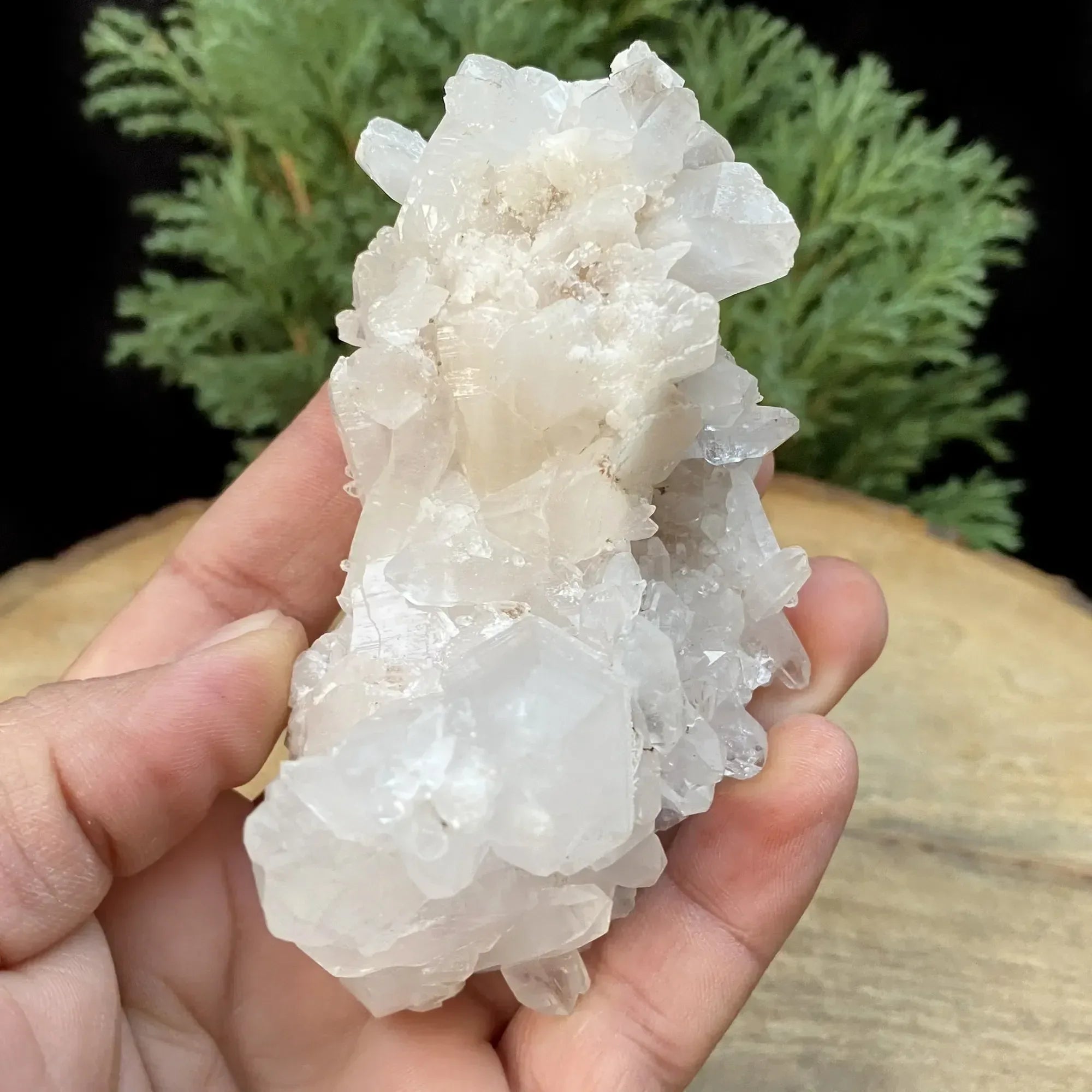 Natural Himalayan White Quartz Cluster 200g Himalayan Quartz