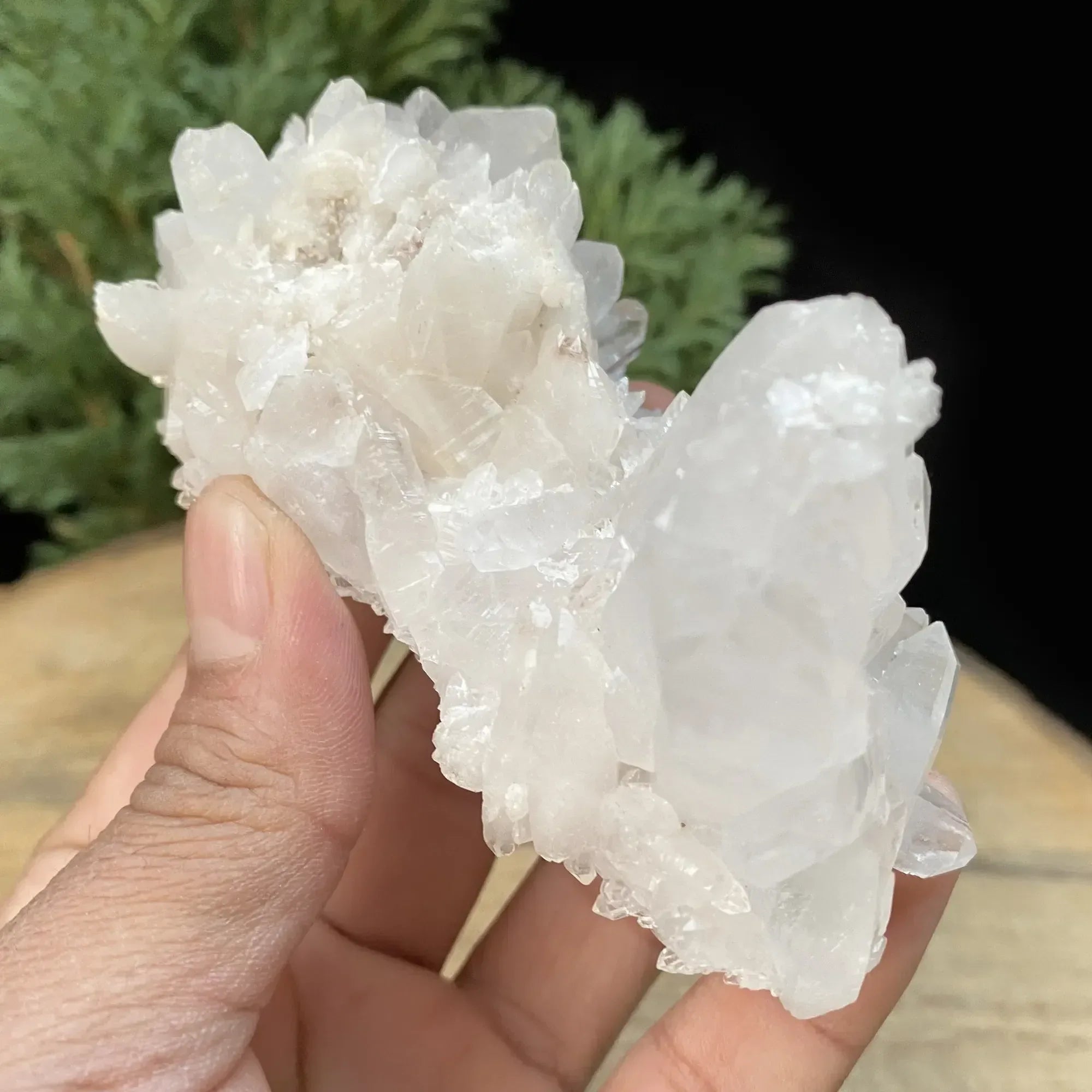 Natural Himalayan White Quartz Cluster 200g Himalayan Quartz