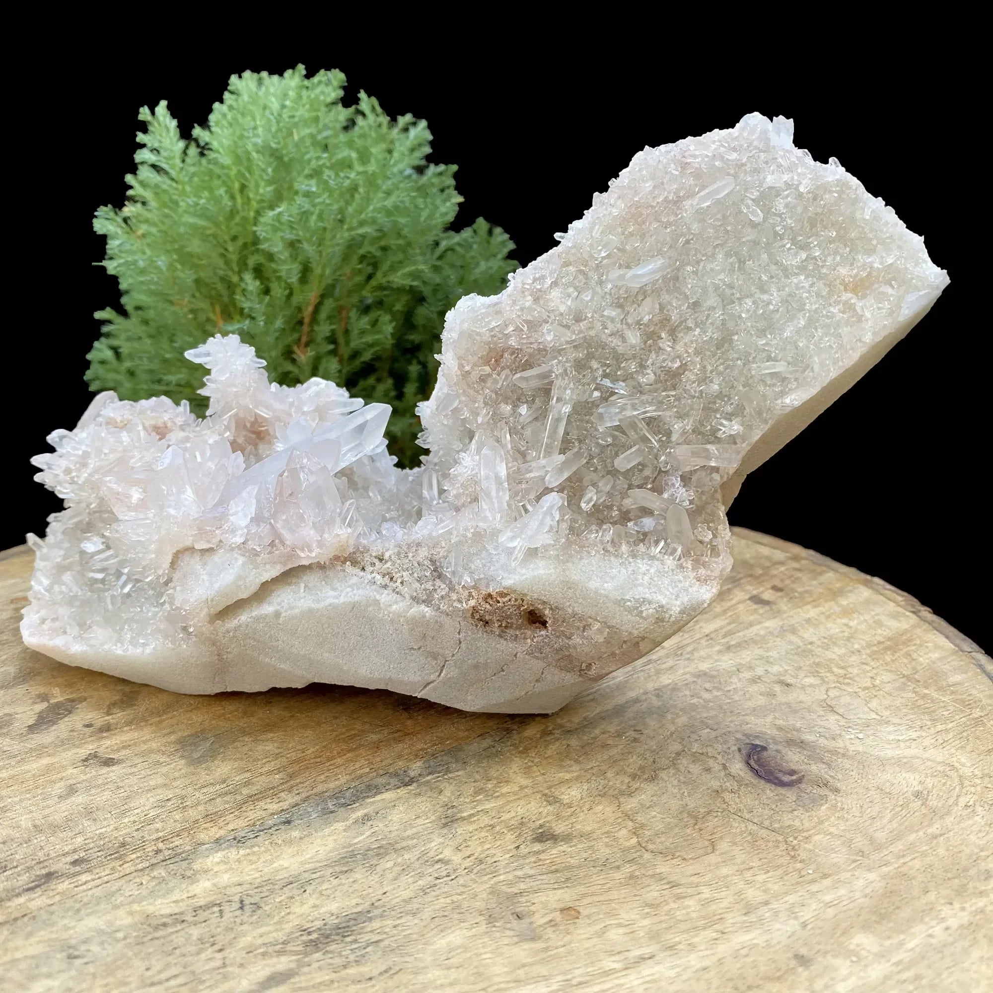 Natural Himalayan Pink & White Quartz Cluster 1200g Himalayan Quartz