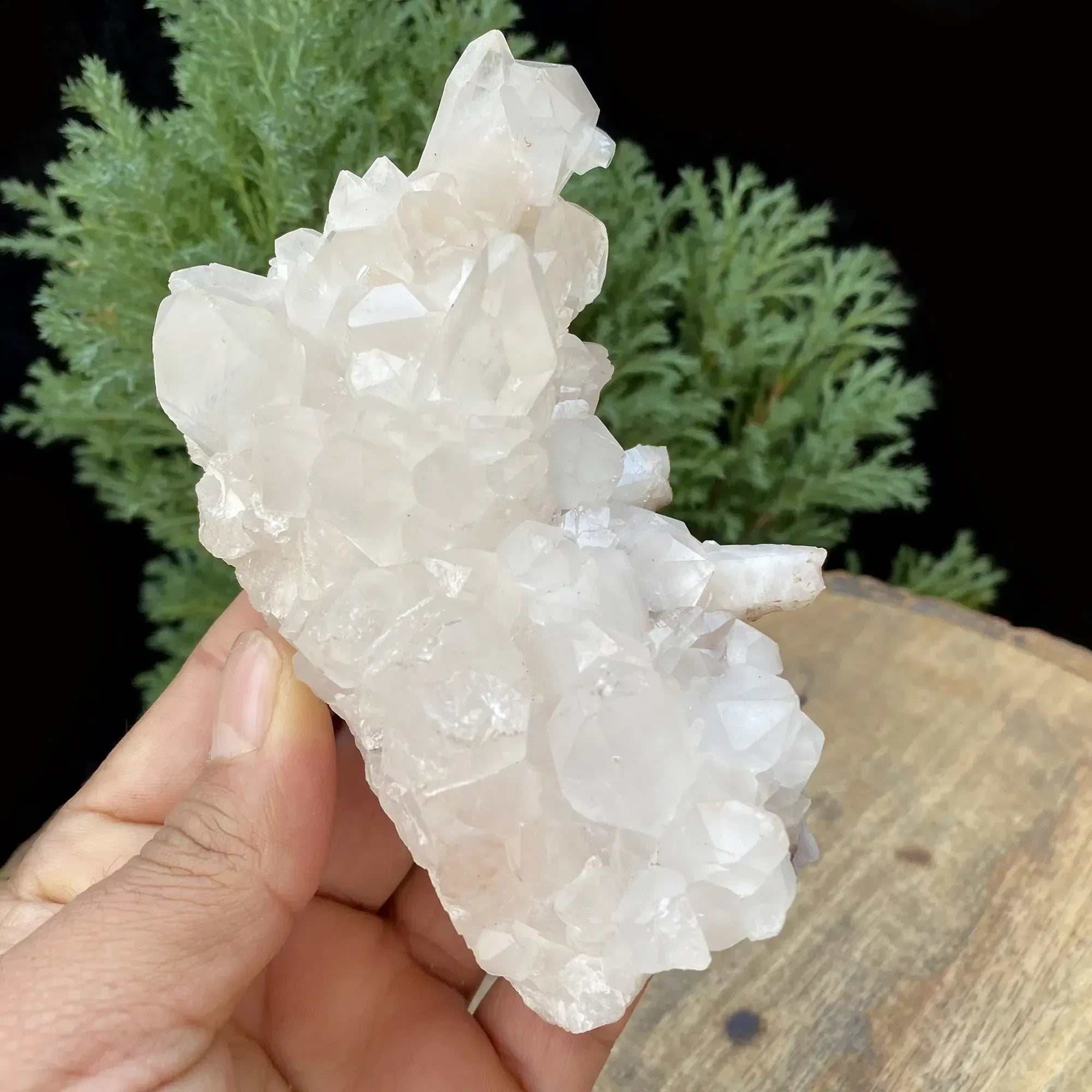 Natural Himalayan White Quartz Cluster 380g Himalayan Quartz
