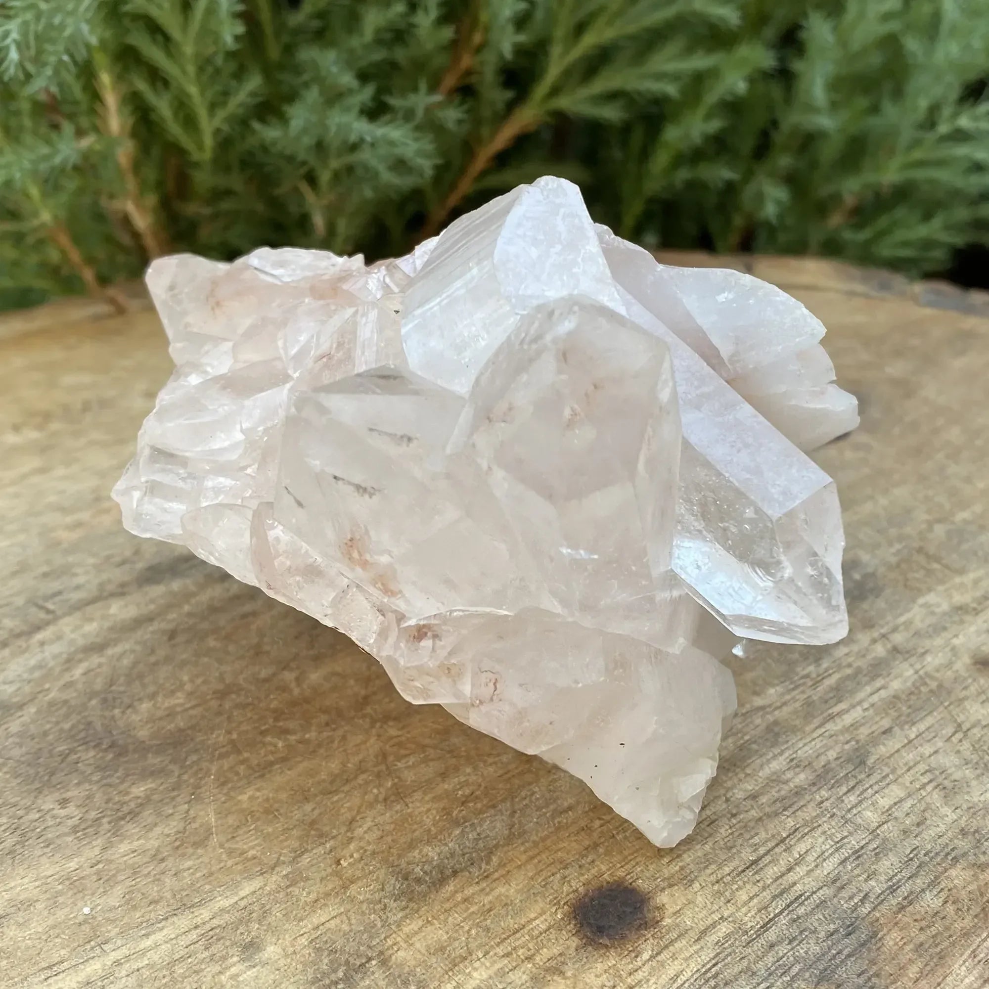 Natural Himalayan Pink Quartz Cluster 255g Himalayan Quartz