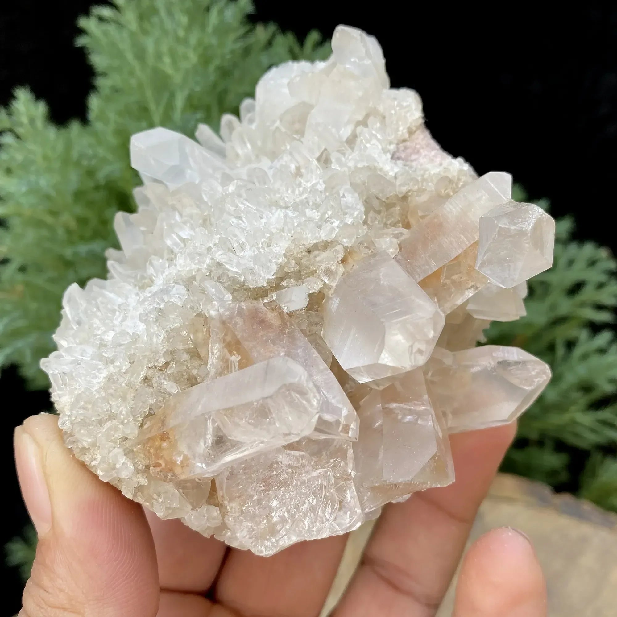 Natural Himalayan Pink & White Quartz Cluster 320g Himalayan Quartz