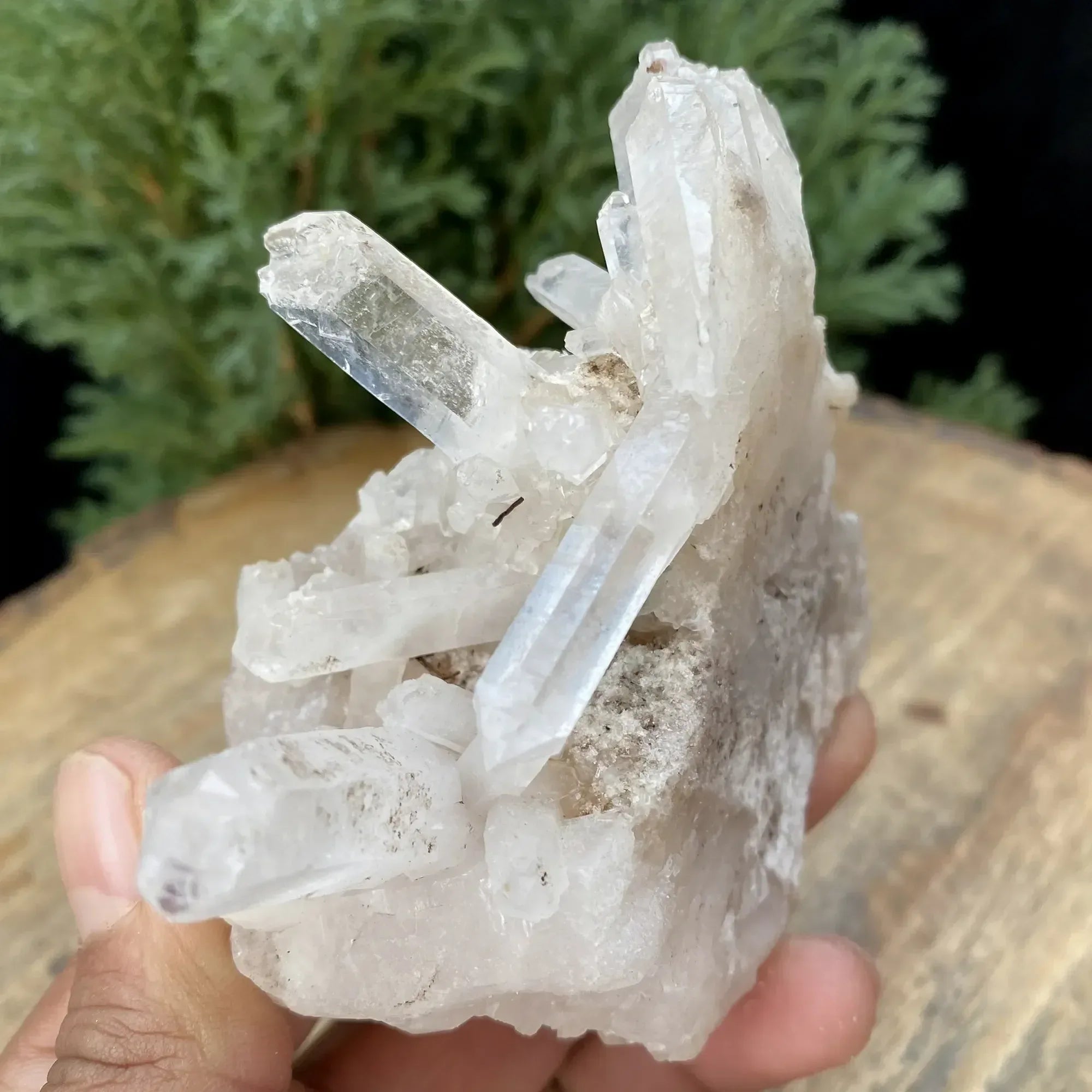 Natural Himalayan White Quartz Cluster 275g Himalayan Quartz