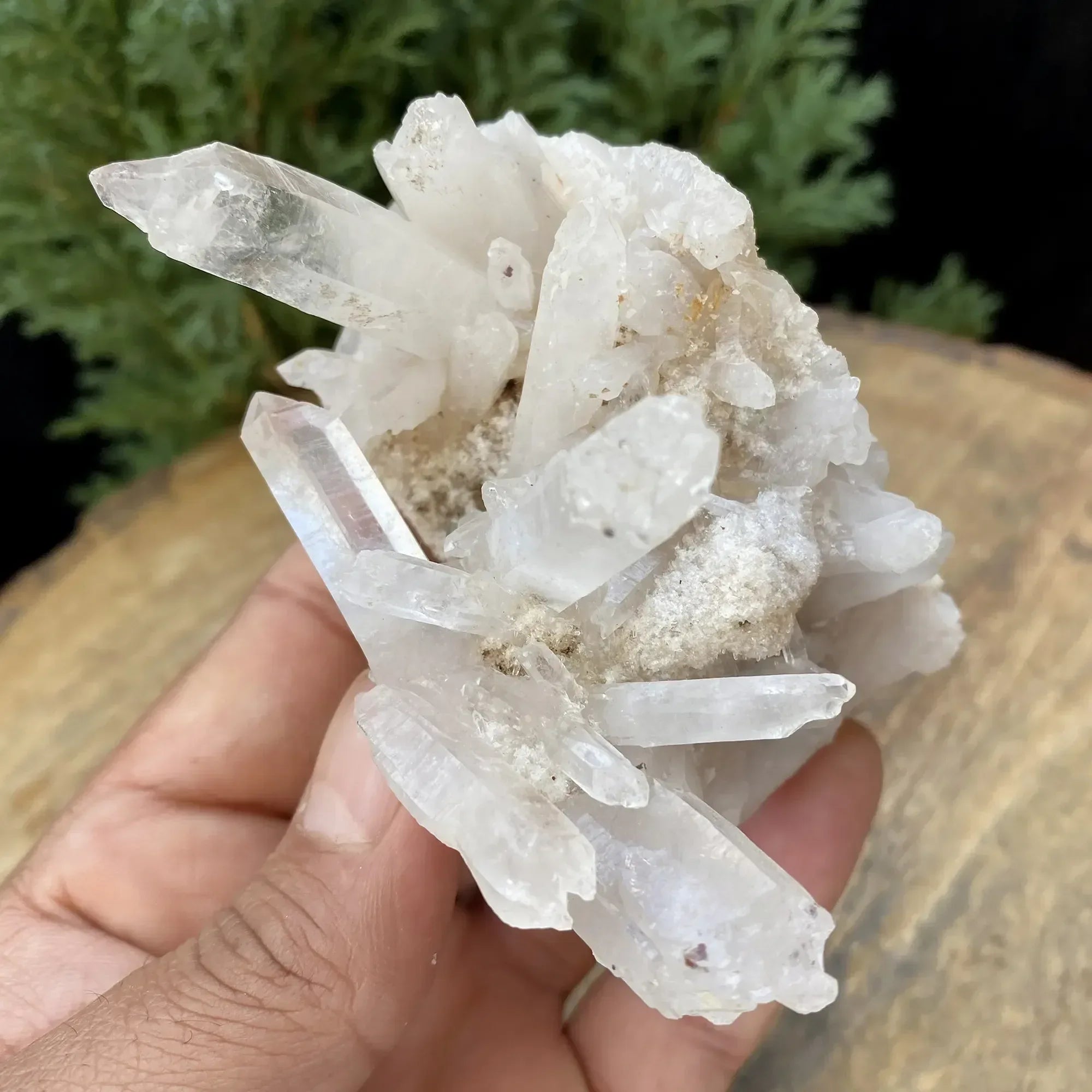 Natural Himalayan White Quartz Cluster 275g Himalayan Quartz