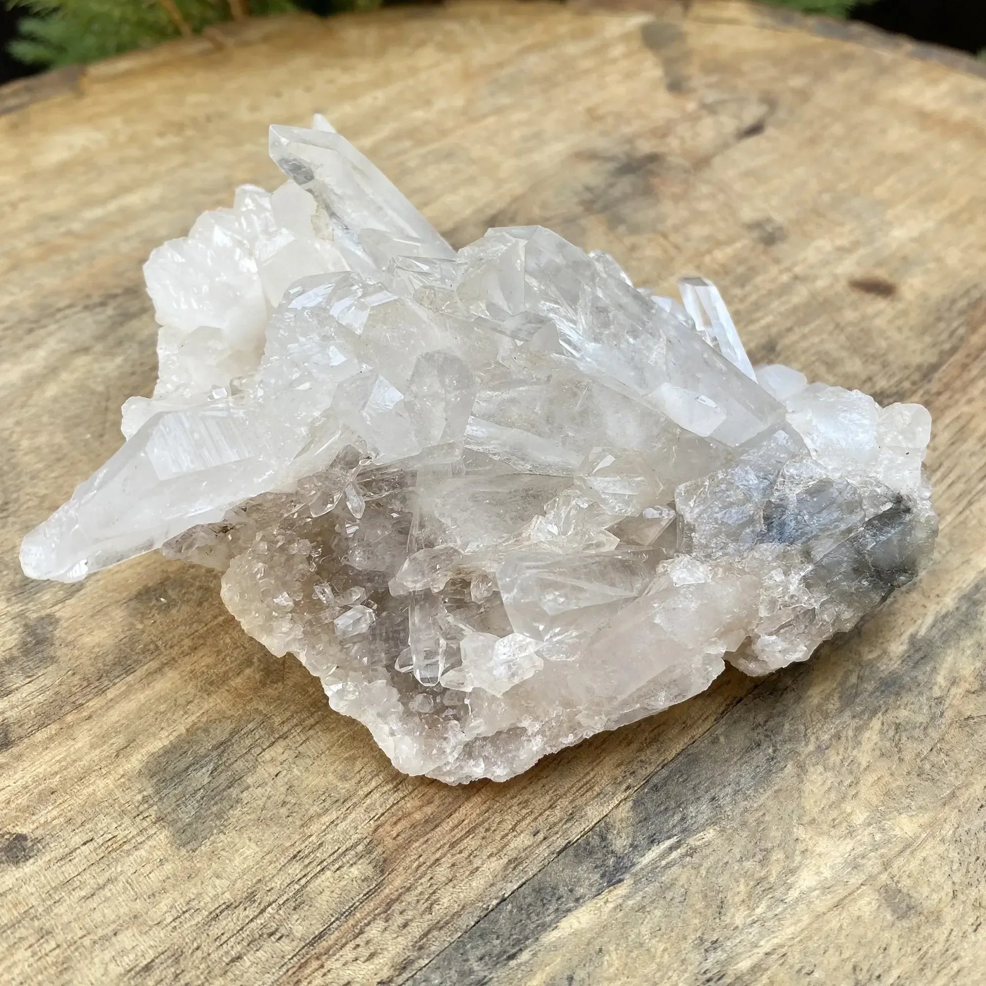 Natural Himalayan White Quartz Cluster 275g Himalayan Quartz