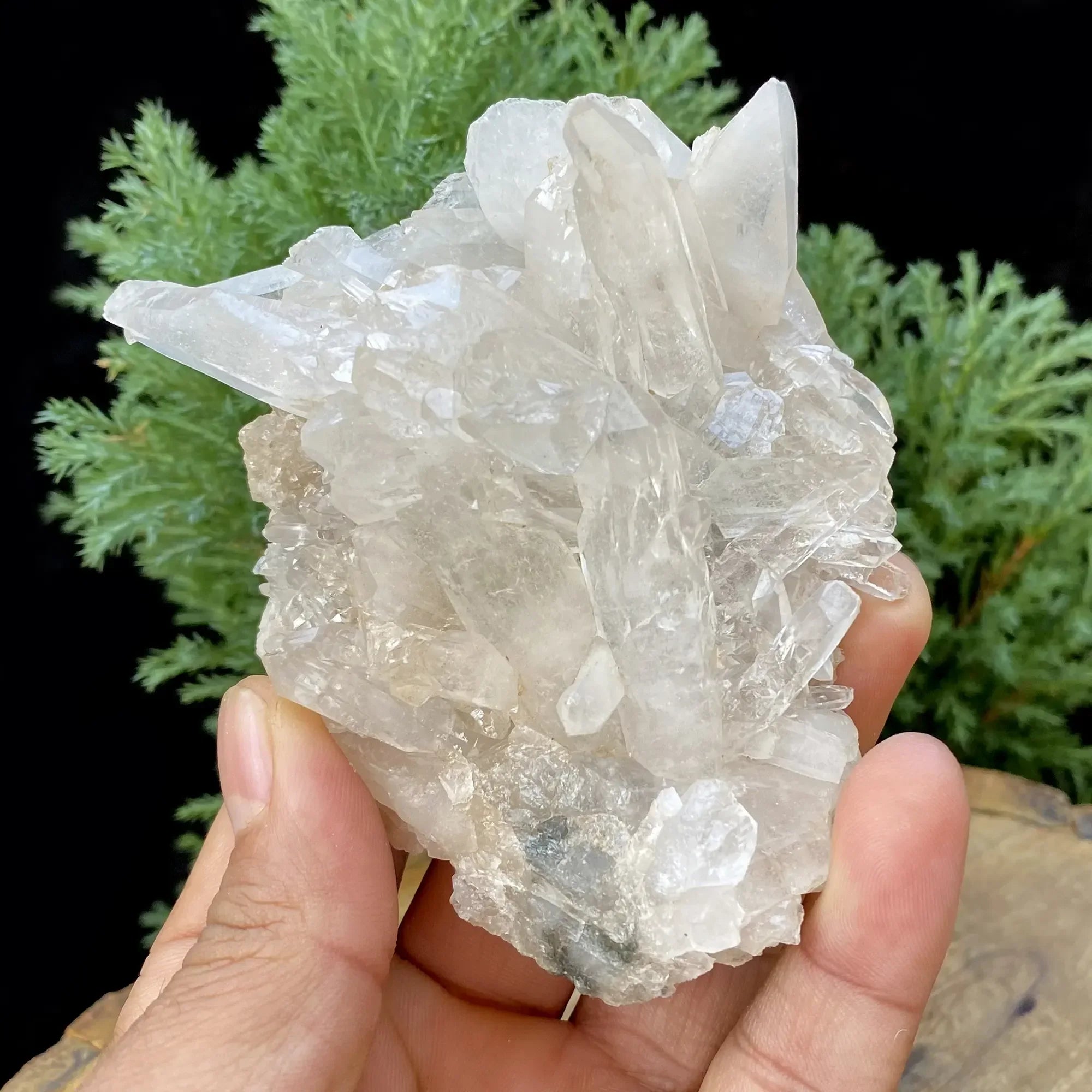 Natural Himalayan White Quartz Cluster 275g Himalayan Quartz