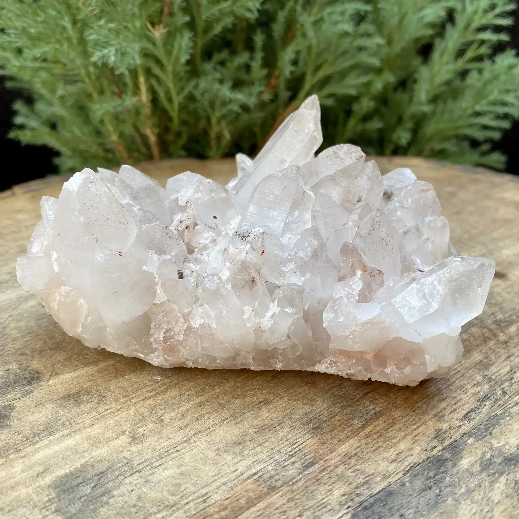 Natural HimalayanPink Quartz Cluster Himalayan Quartz