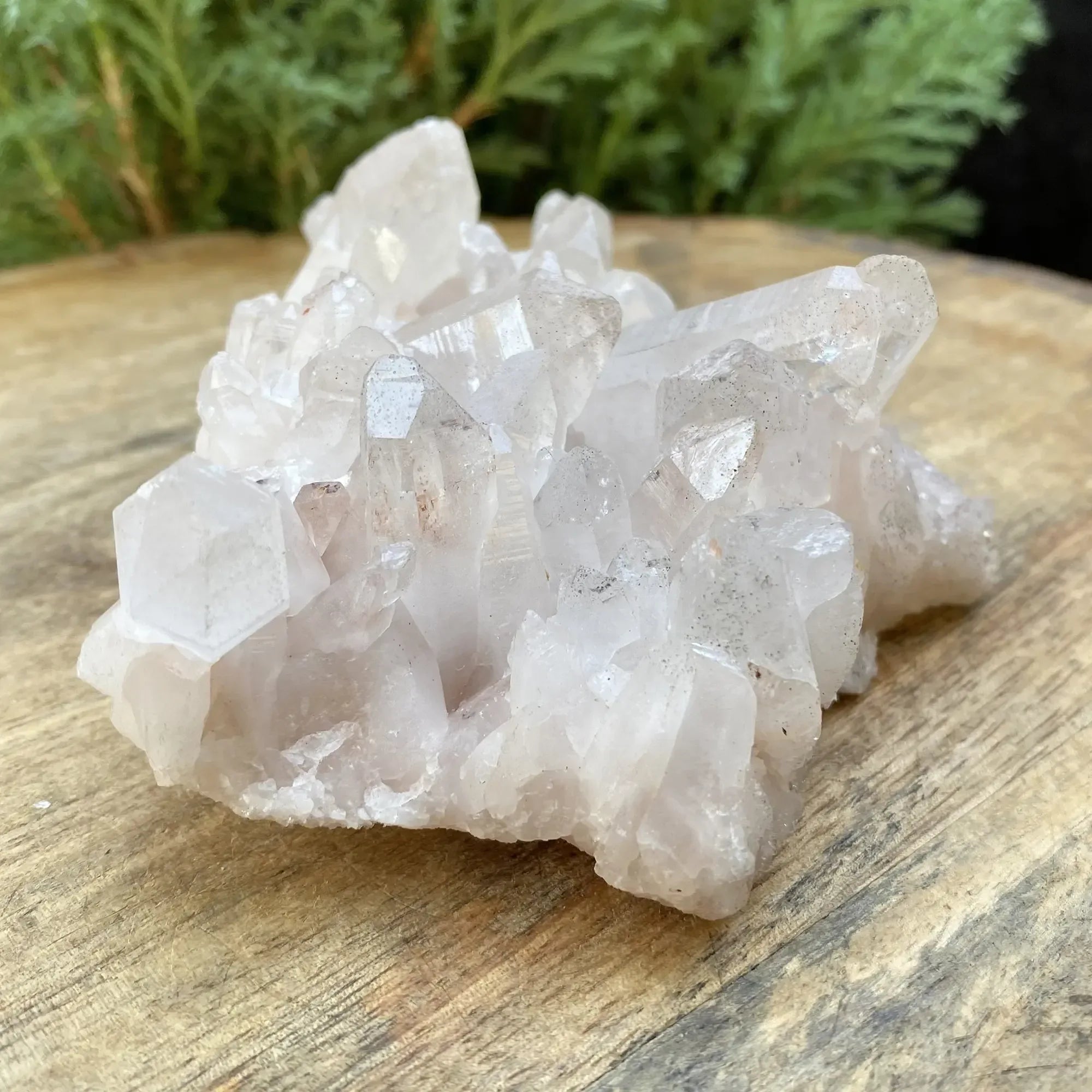 Natural HimalayanPink Quartz Cluster Himalayan Quartz