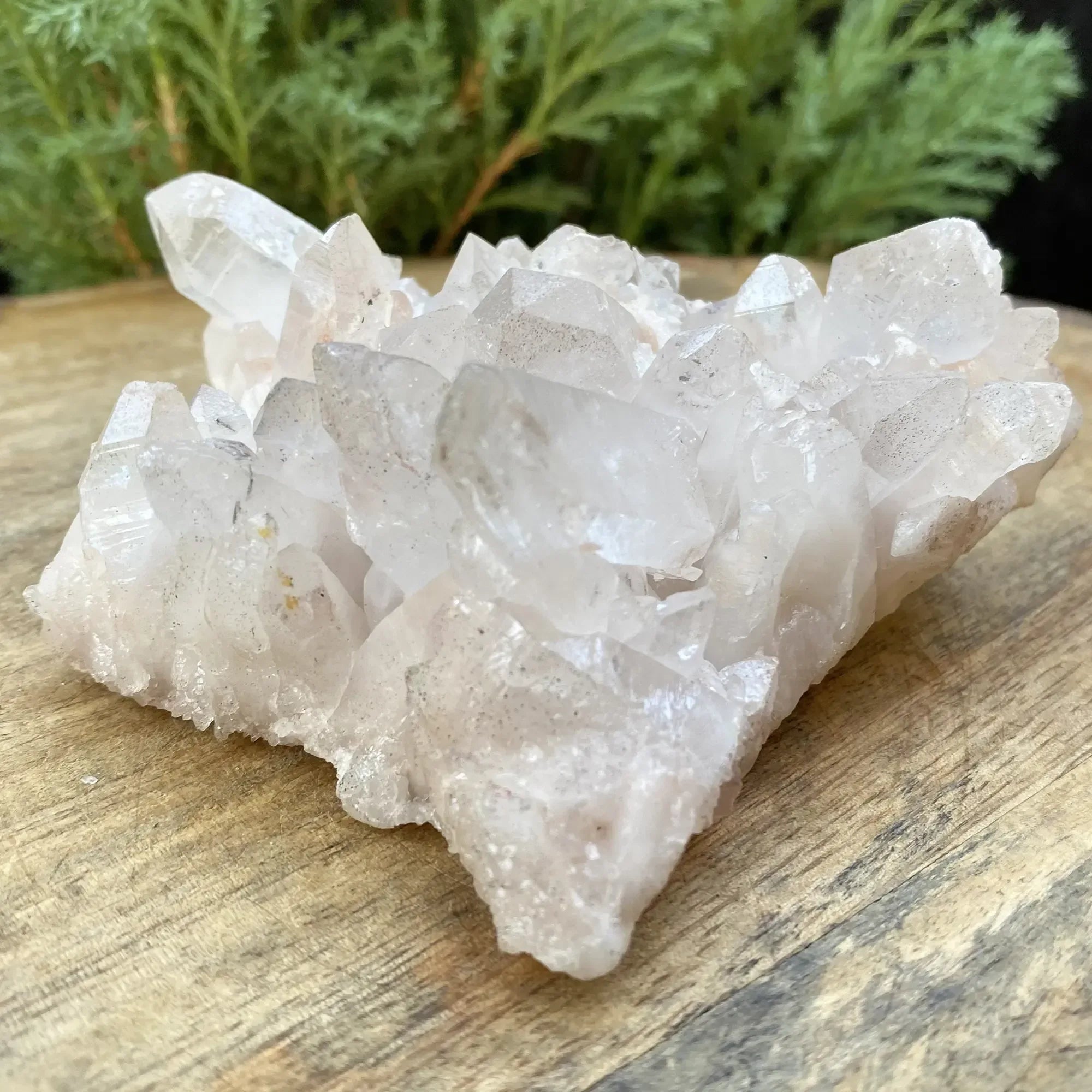 Natural HimalayanPink Quartz Cluster Himalayan Quartz