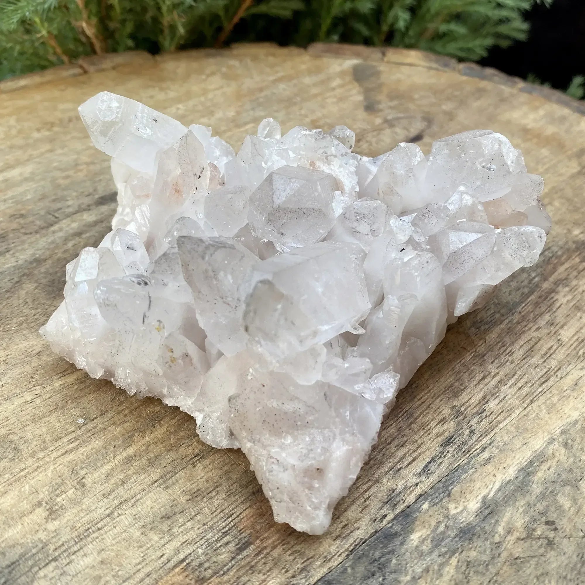 Natural HimalayanPink Quartz Cluster Himalayan Quartz