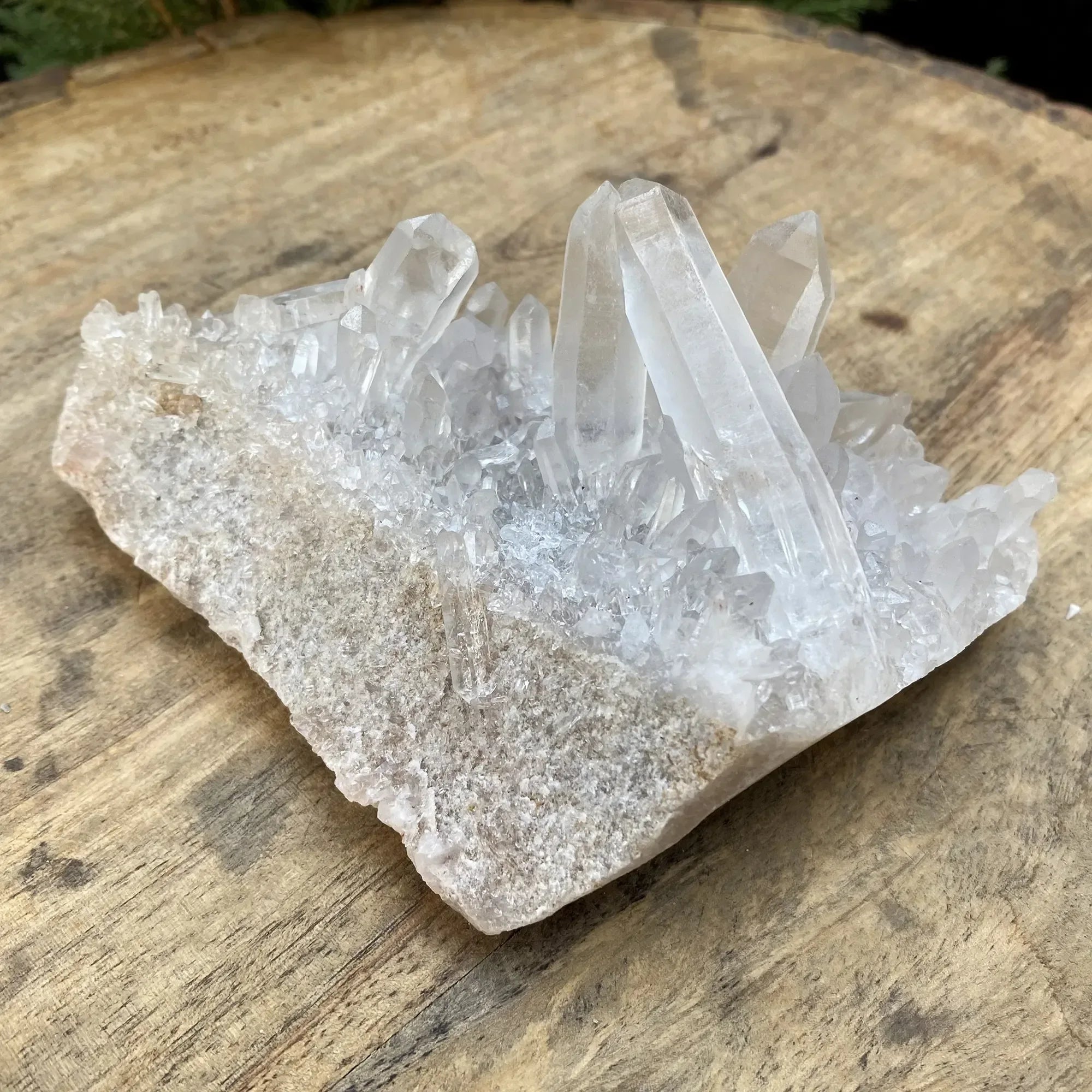Natural Himalayan White Quartz Cluster 315g Himalayan Quartz