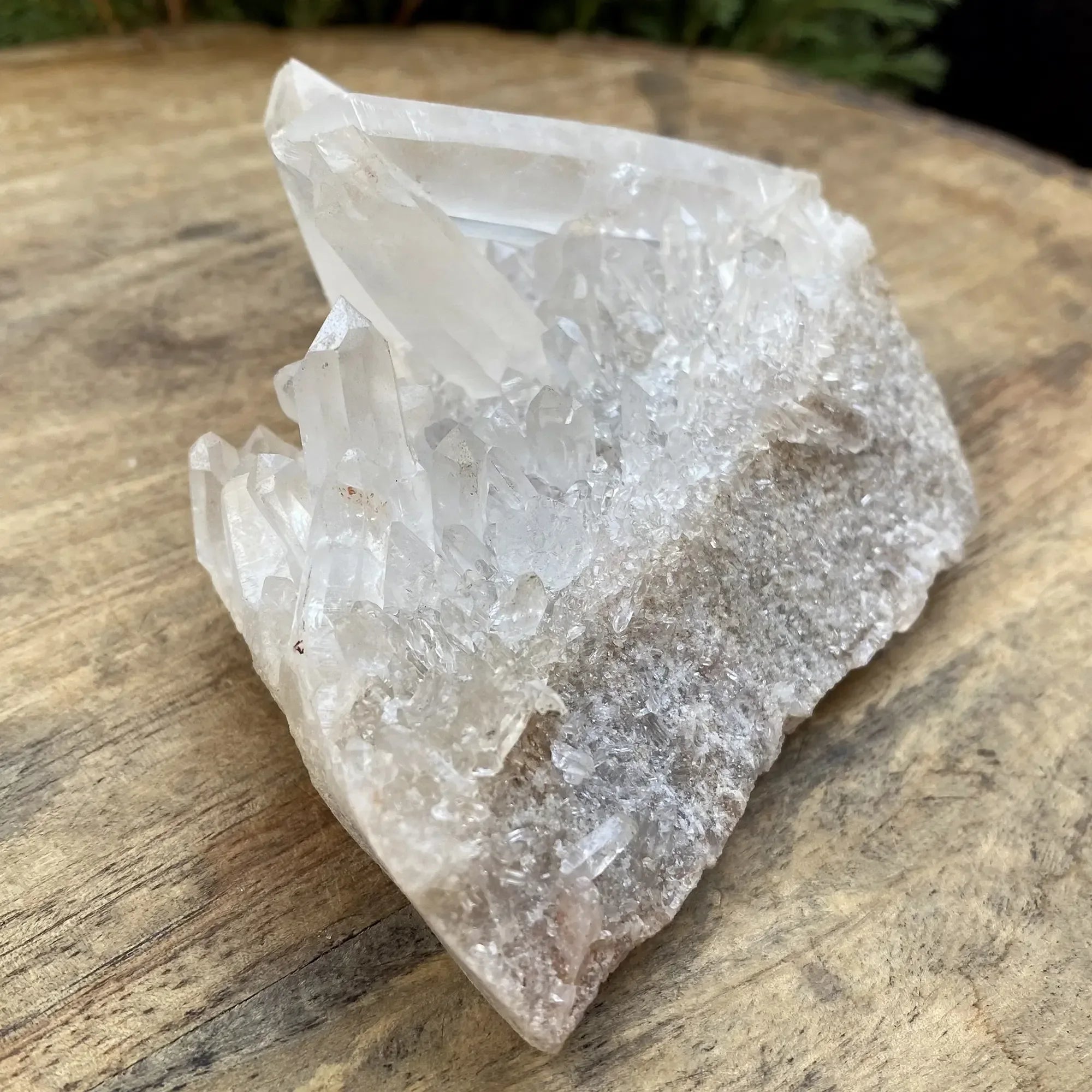 Natural Himalayan White Quartz Cluster 315g Himalayan Quartz