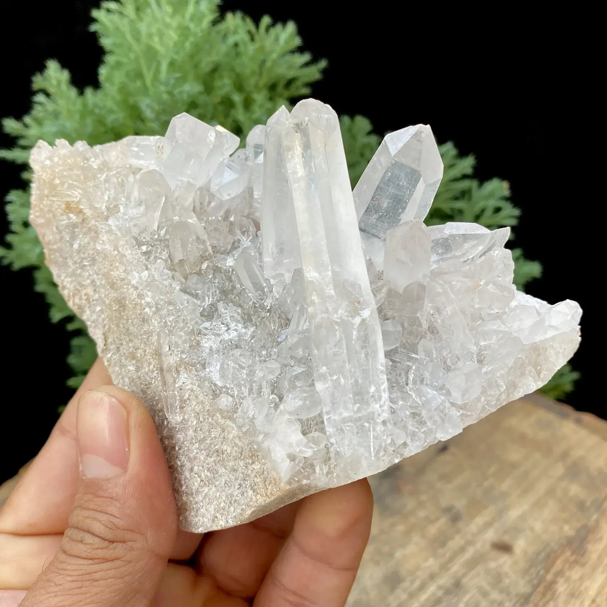 Natural Himalayan White Quartz Cluster 315g Himalayan Quartz