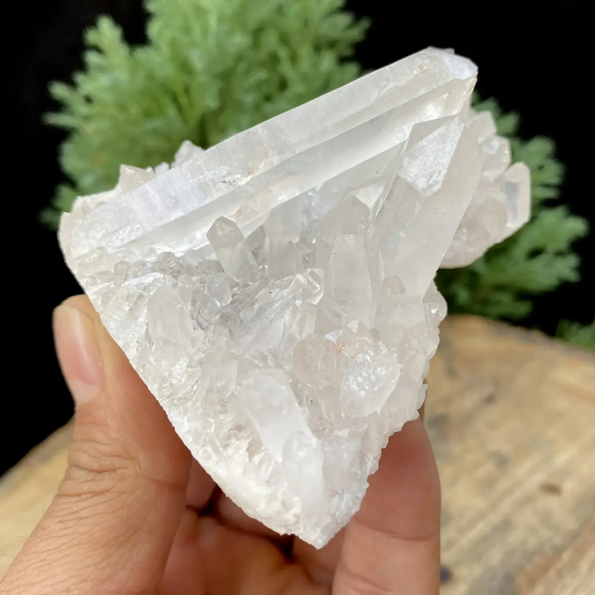 Natural Himalayan White Quartz Cluster 315g Himalayan Quartz
