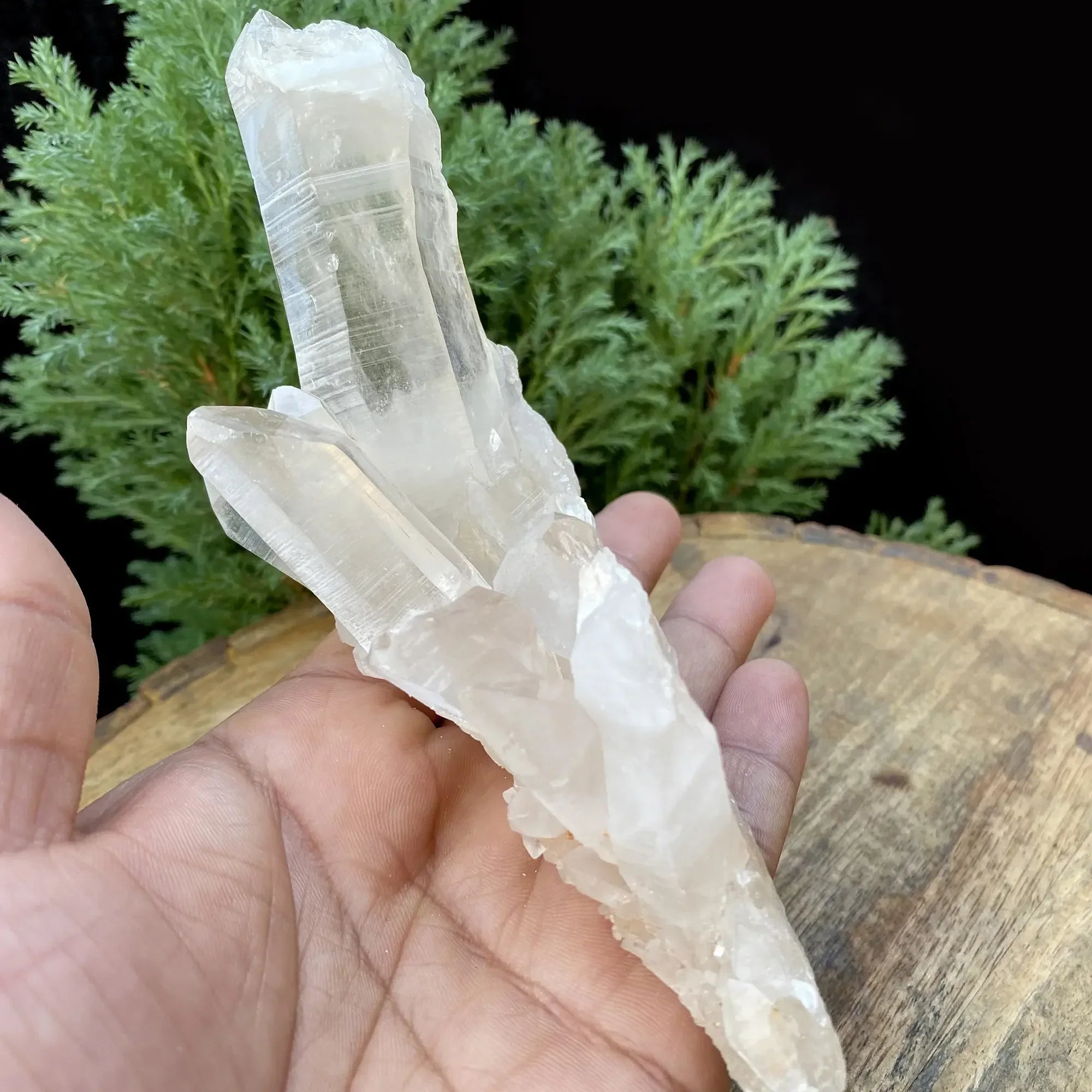 Natural Himalayan White Quartz Cluster 360g Himalayan Quartz