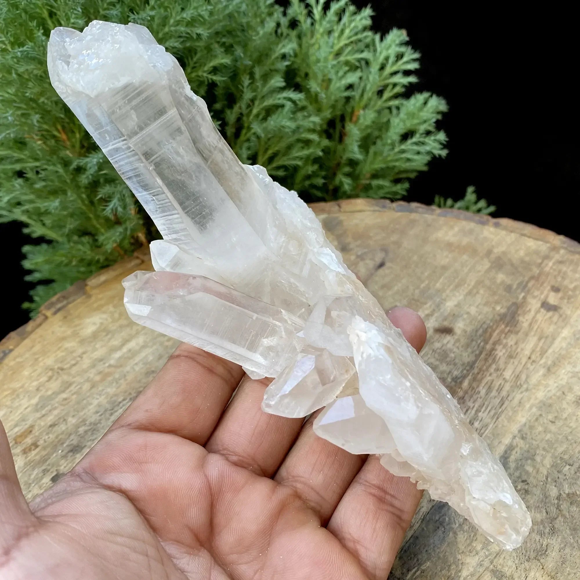 Natural Himalayan White Quartz Cluster 360g Himalayan Quartz