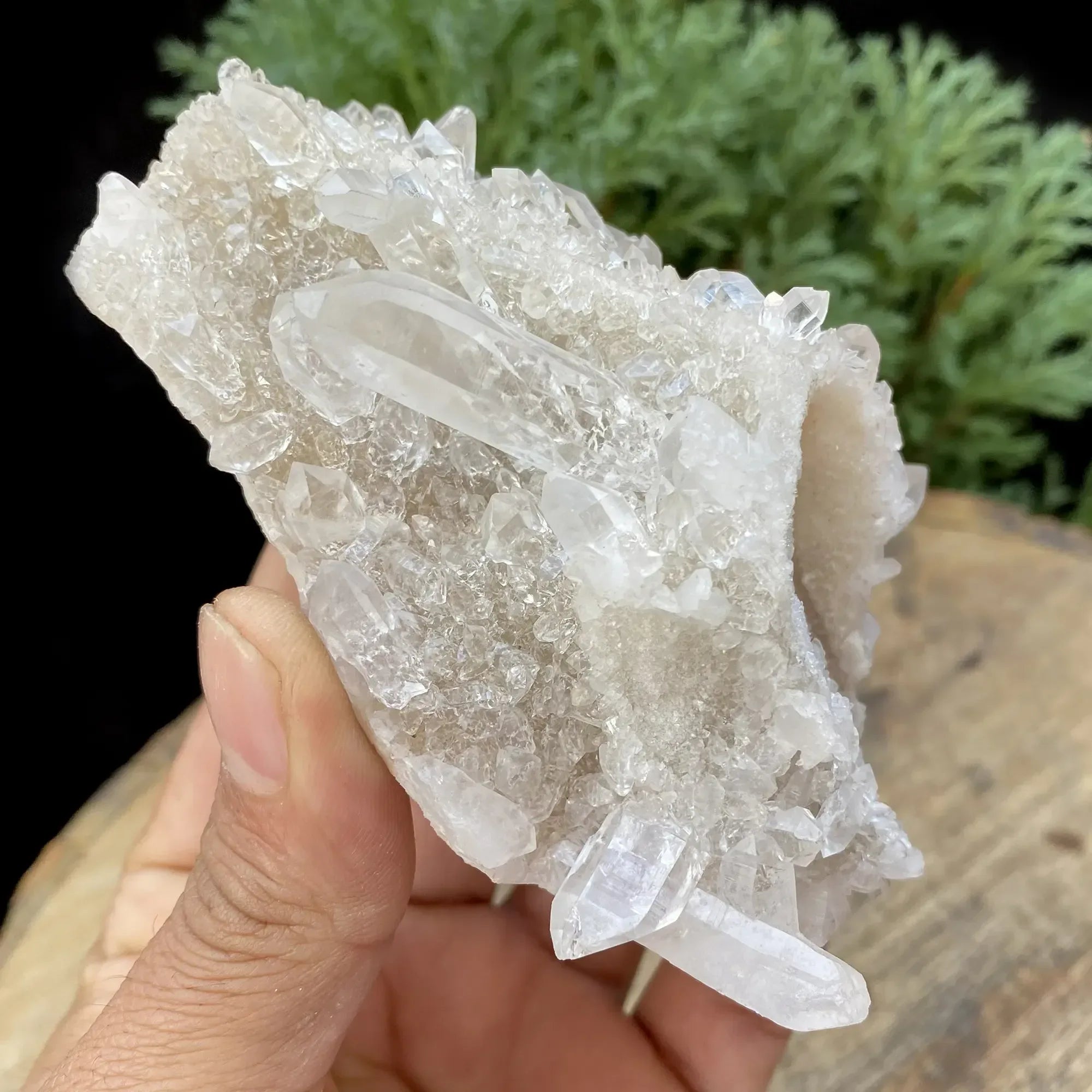 Natural Himalayan White Quartz Cluster 250g Himalayan Quartz