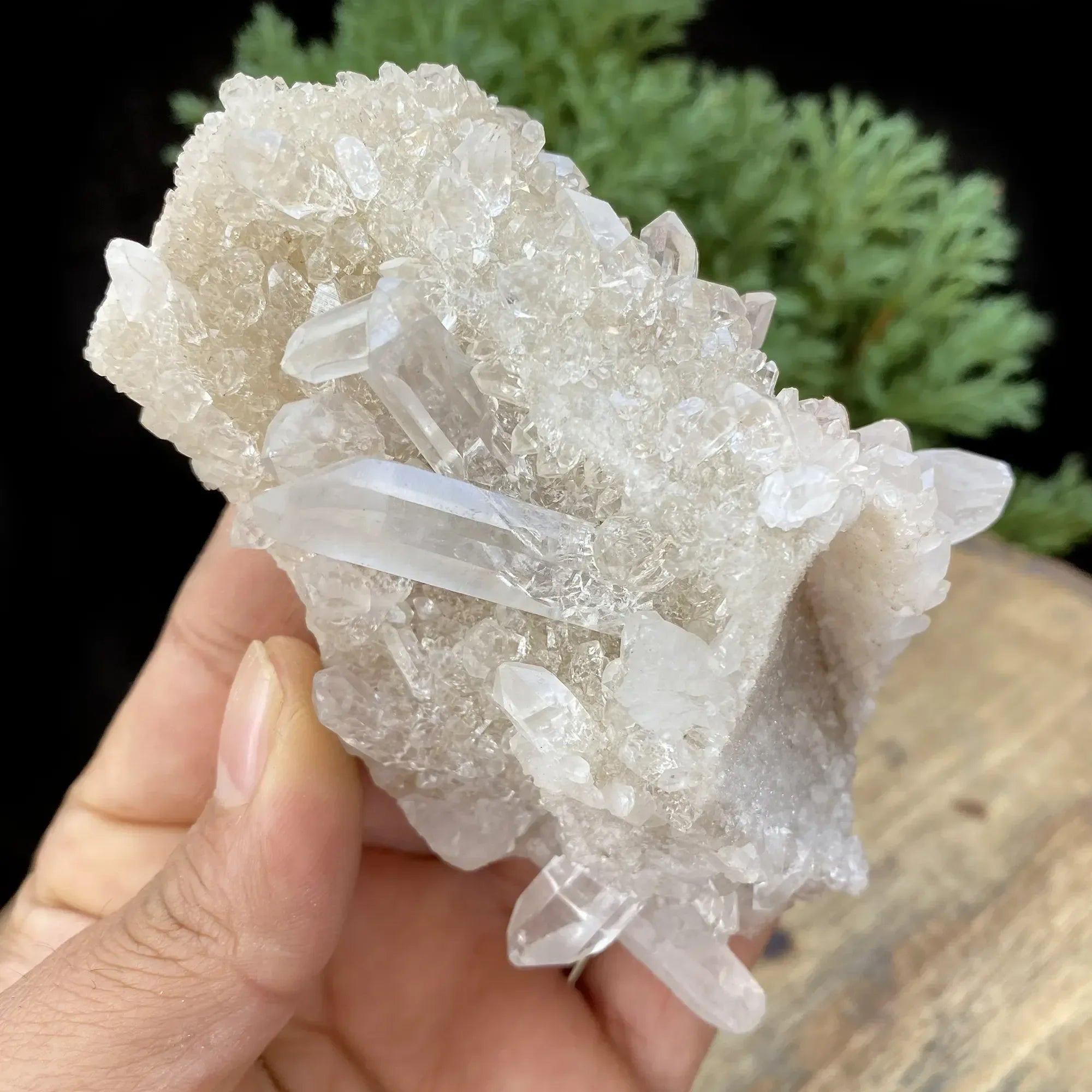 Natural Himalayan White Quartz Cluster 250g Himalayan Quartz