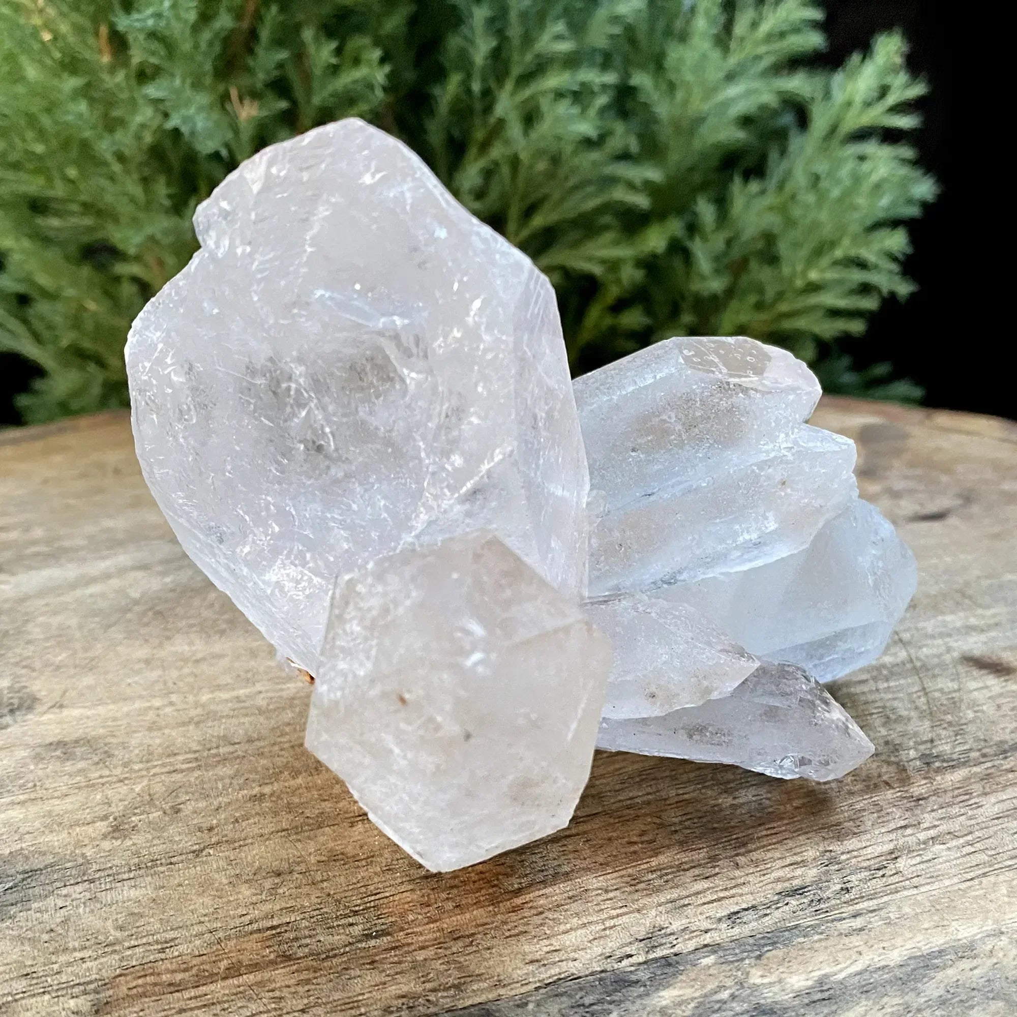Natural Himalayan White Quartz Cluster 295g Himalayan Quartz