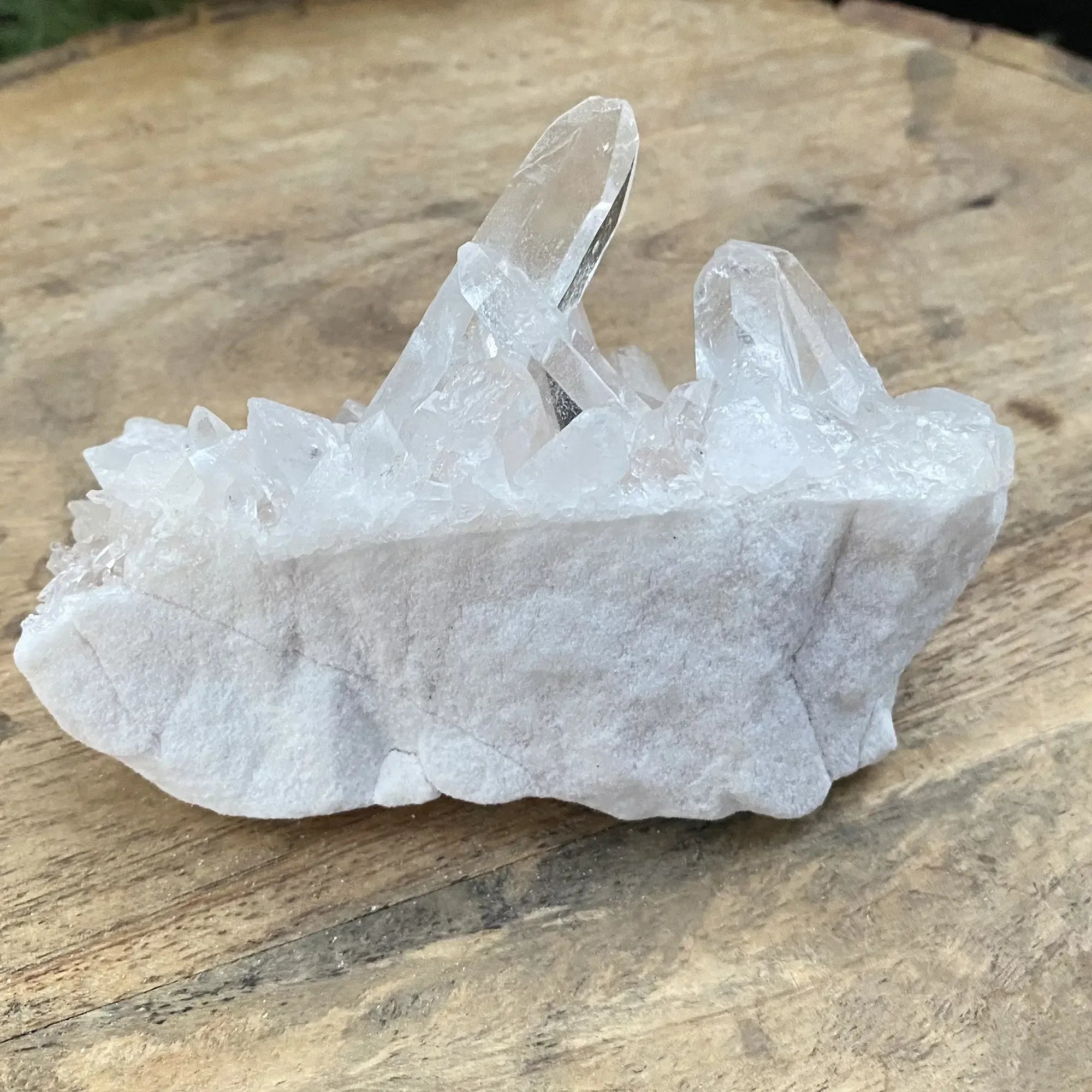 Natural Himalayan White Quartz Cluster 335g Himalayan Quartz
