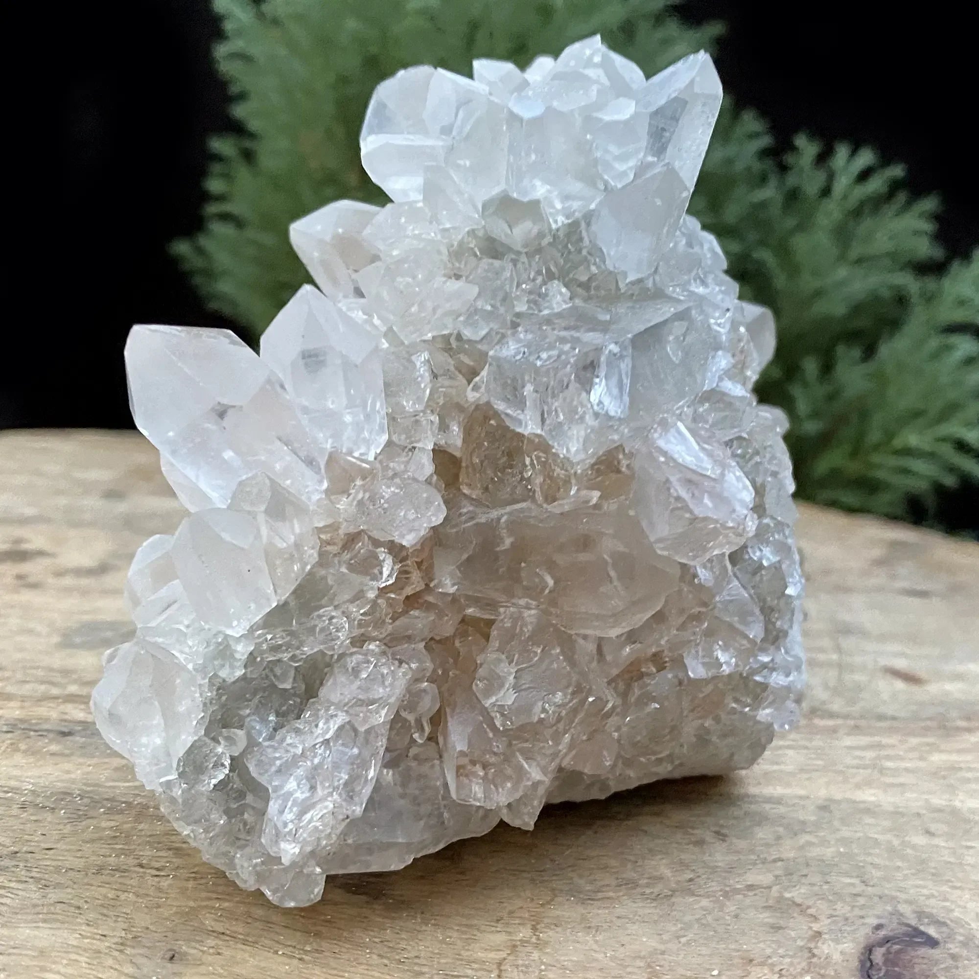Natural Himalayan Pink & White Quartz Cluster 1065g Himalayan Quartz
