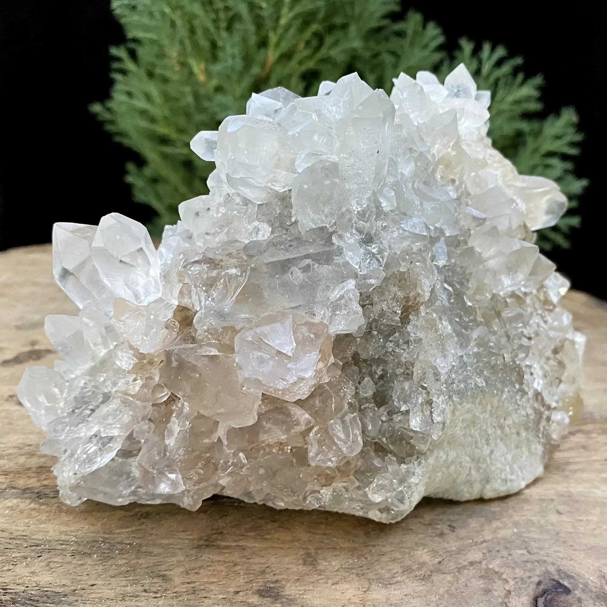 Natural Himalayan Pink & White Quartz Cluster 1065g Himalayan Quartz
