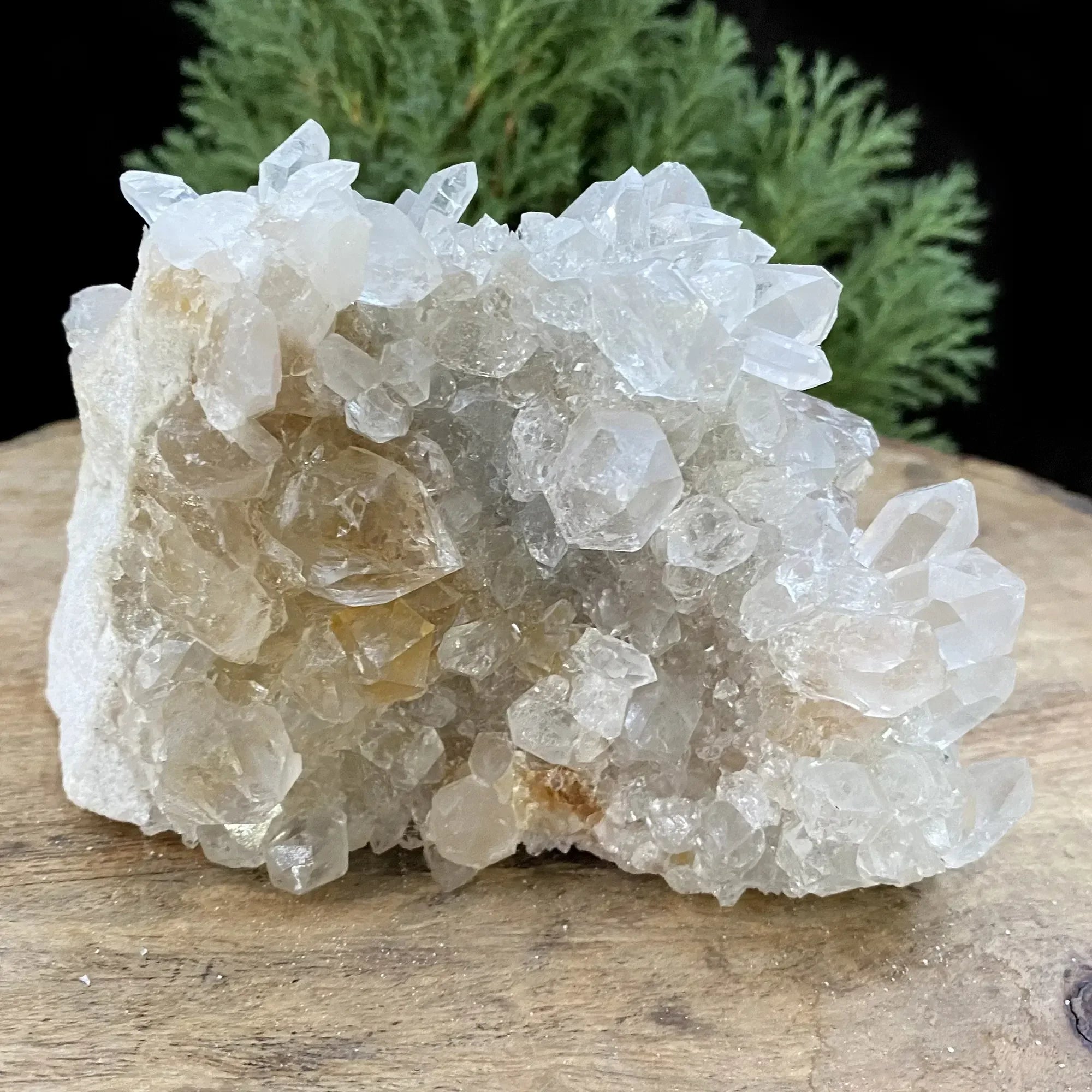 Natural Himalayan Pink & White Quartz Cluster 1065g Himalayan Quartz
