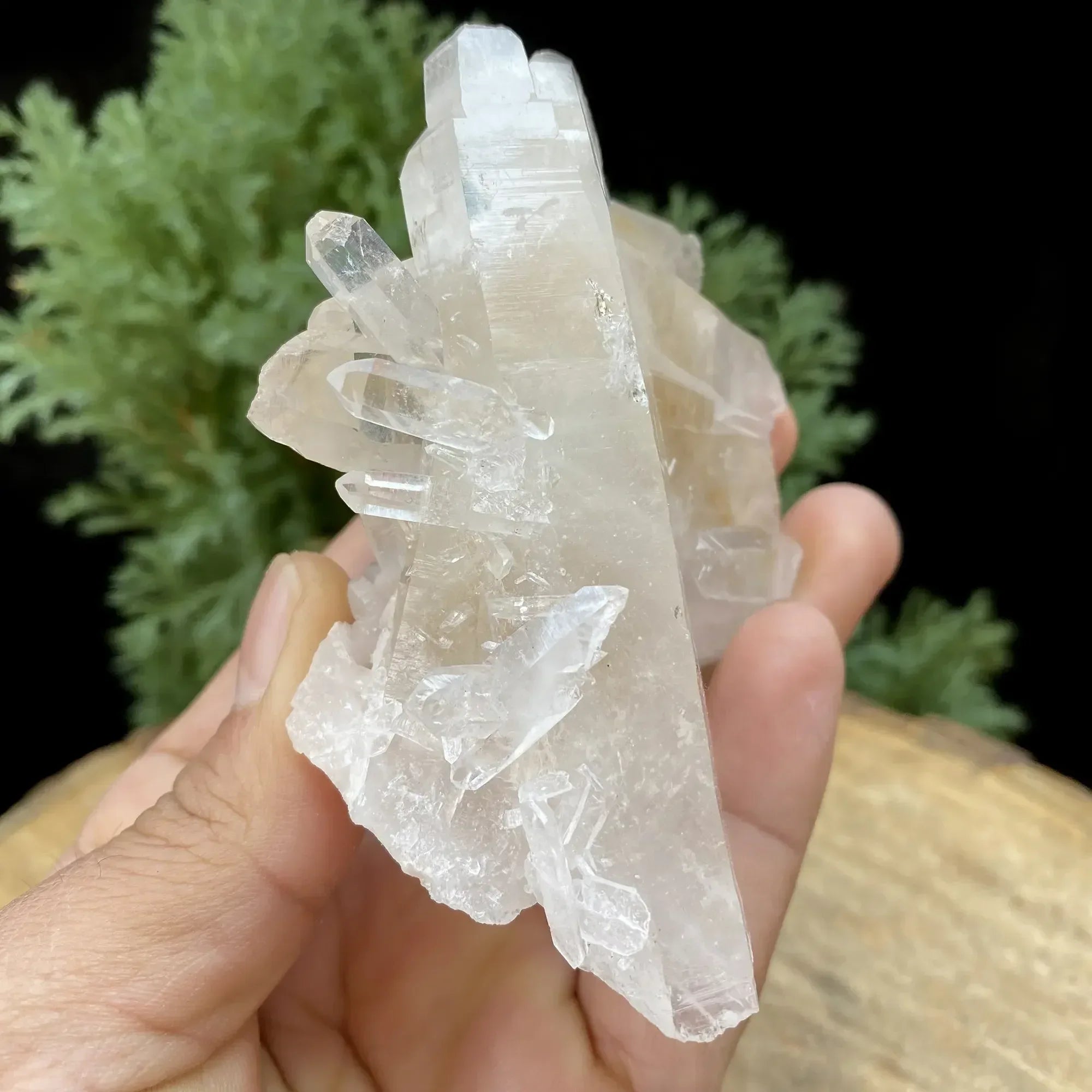 Natural Himalayan White Quartz Cluster 385g Himalayan Quartz