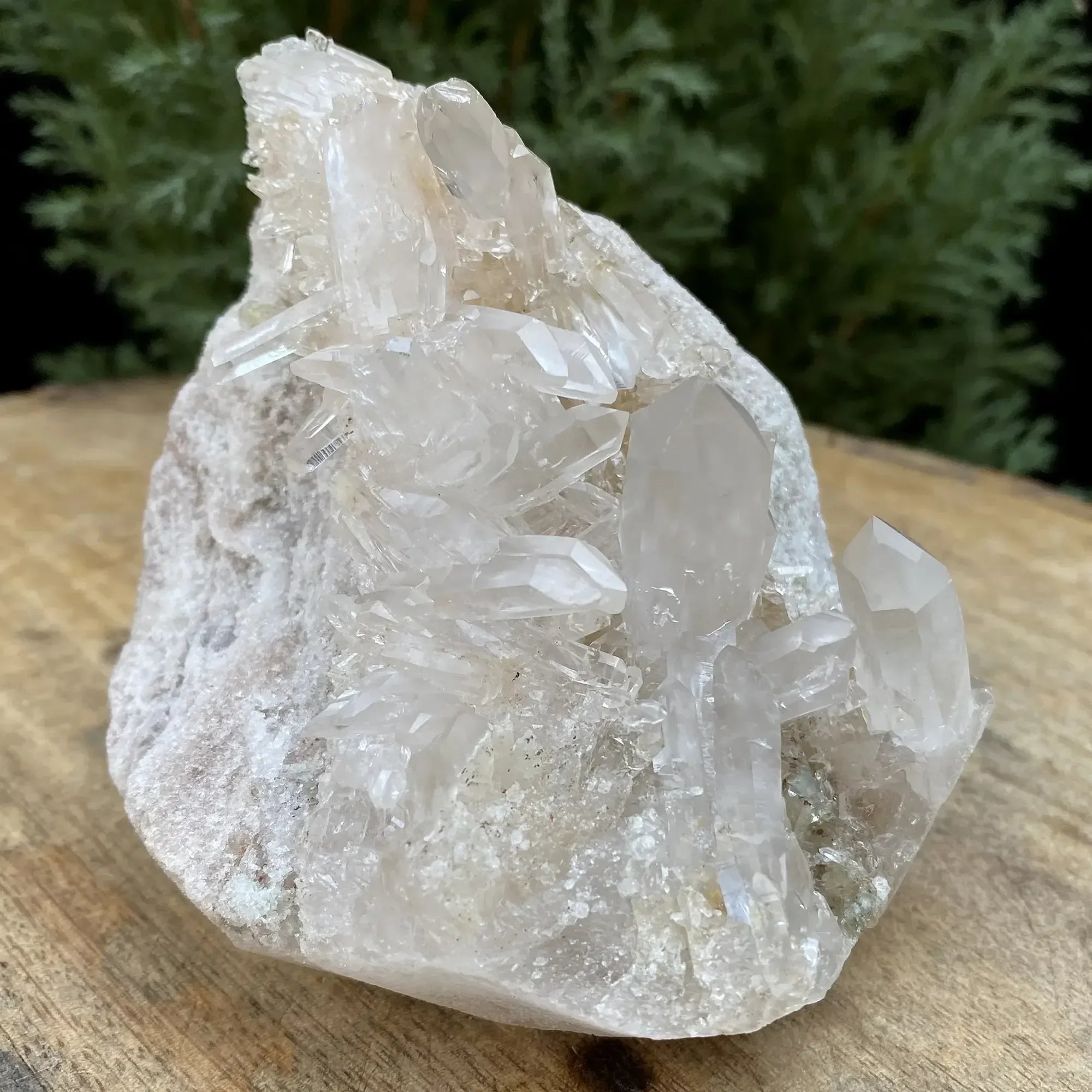 Natural Himalayan White Quartz Cluster 415g Himalayan Quartz