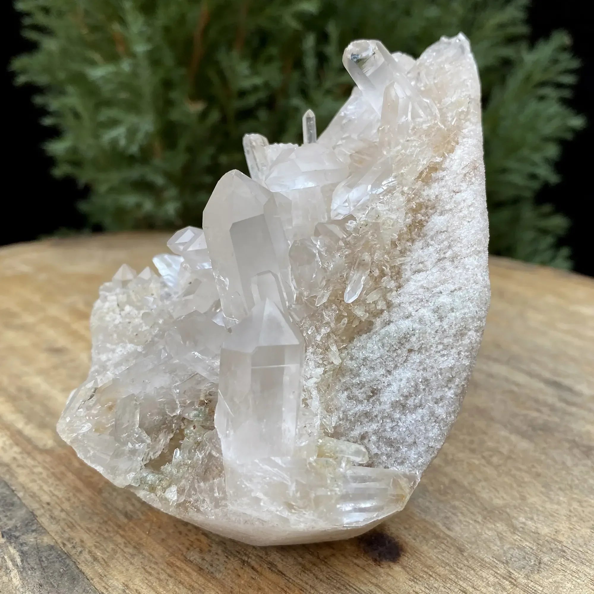 Natural Himalayan White Quartz Cluster 415g Himalayan Quartz