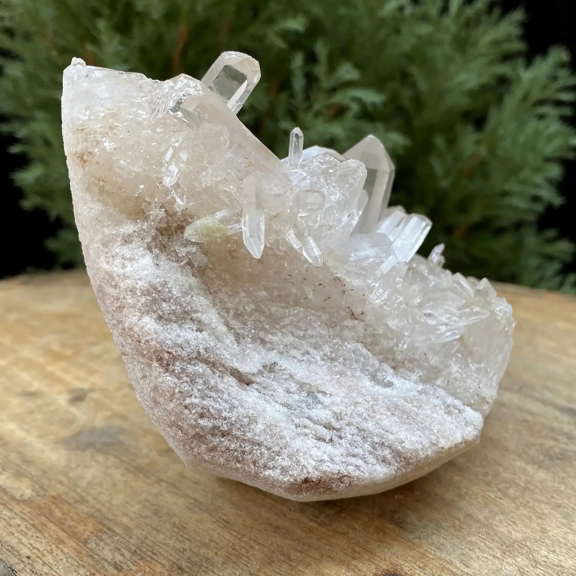 Natural Himalayan White Quartz Cluster 415g Himalayan Quartz