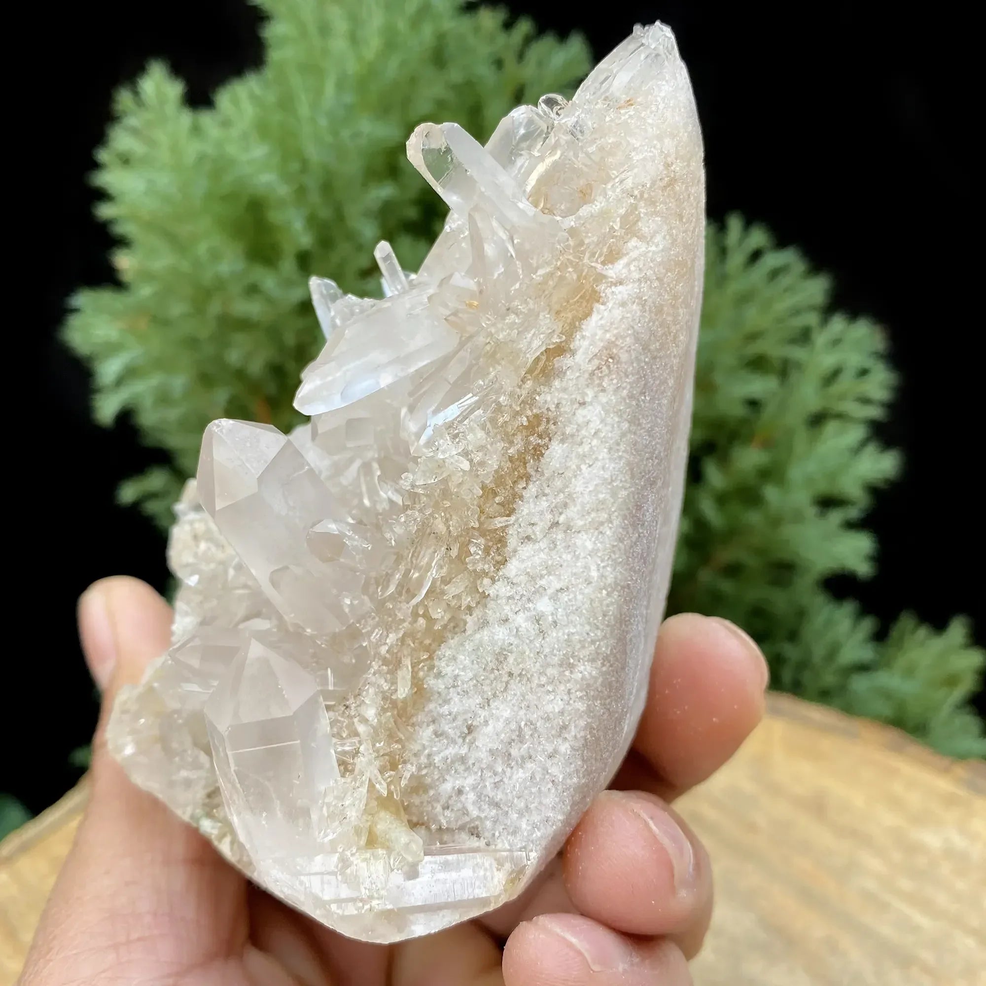 Natural Himalayan White Quartz Cluster 415g Himalayan Quartz