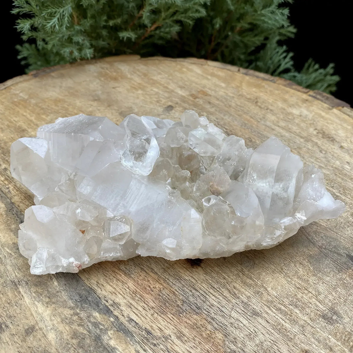 Natural Himalayan White & Yellow Quartz Cluster 410g Himalayan Quartz