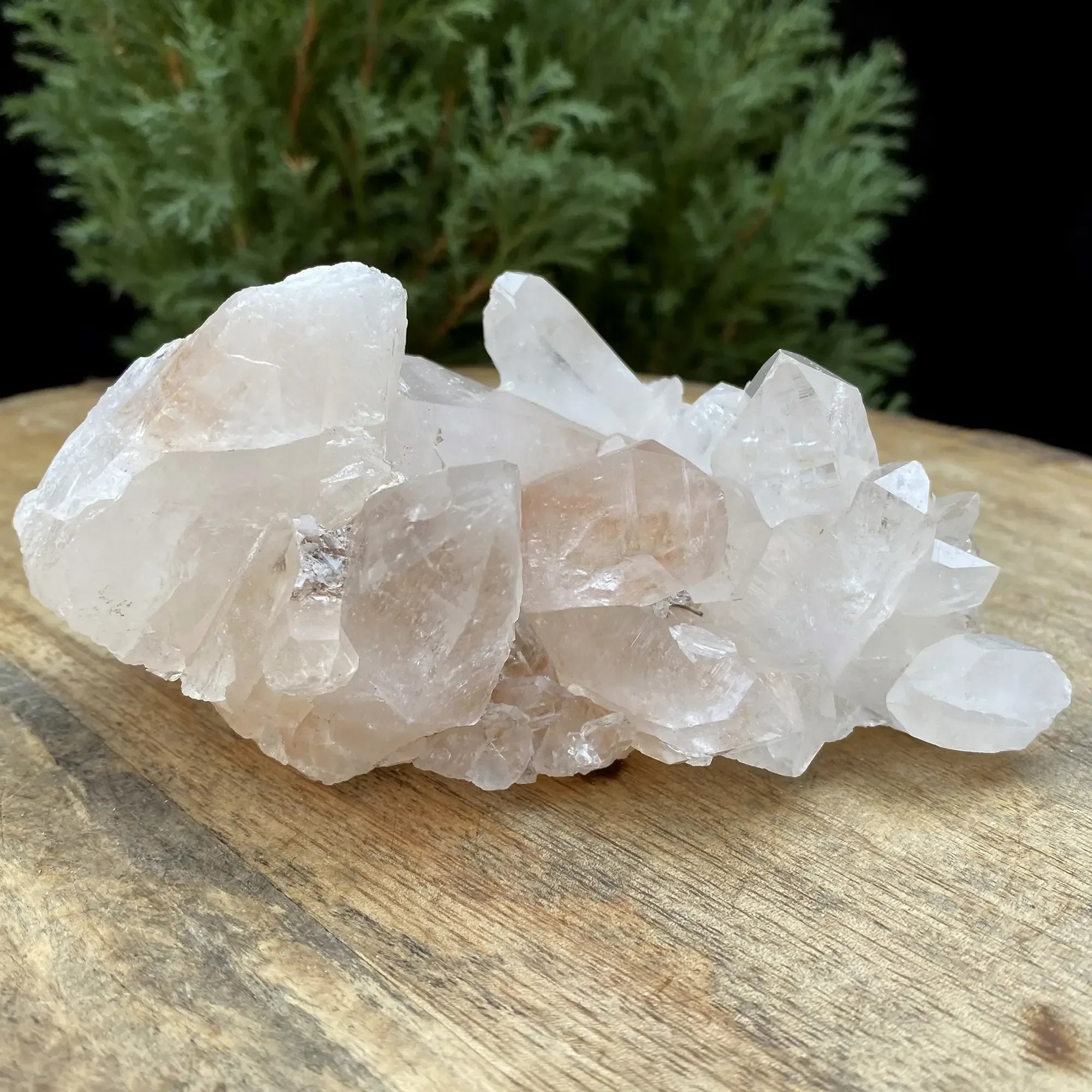 Natural Himalayan Pink Quartz Cluster 365g Himalayan Quartz