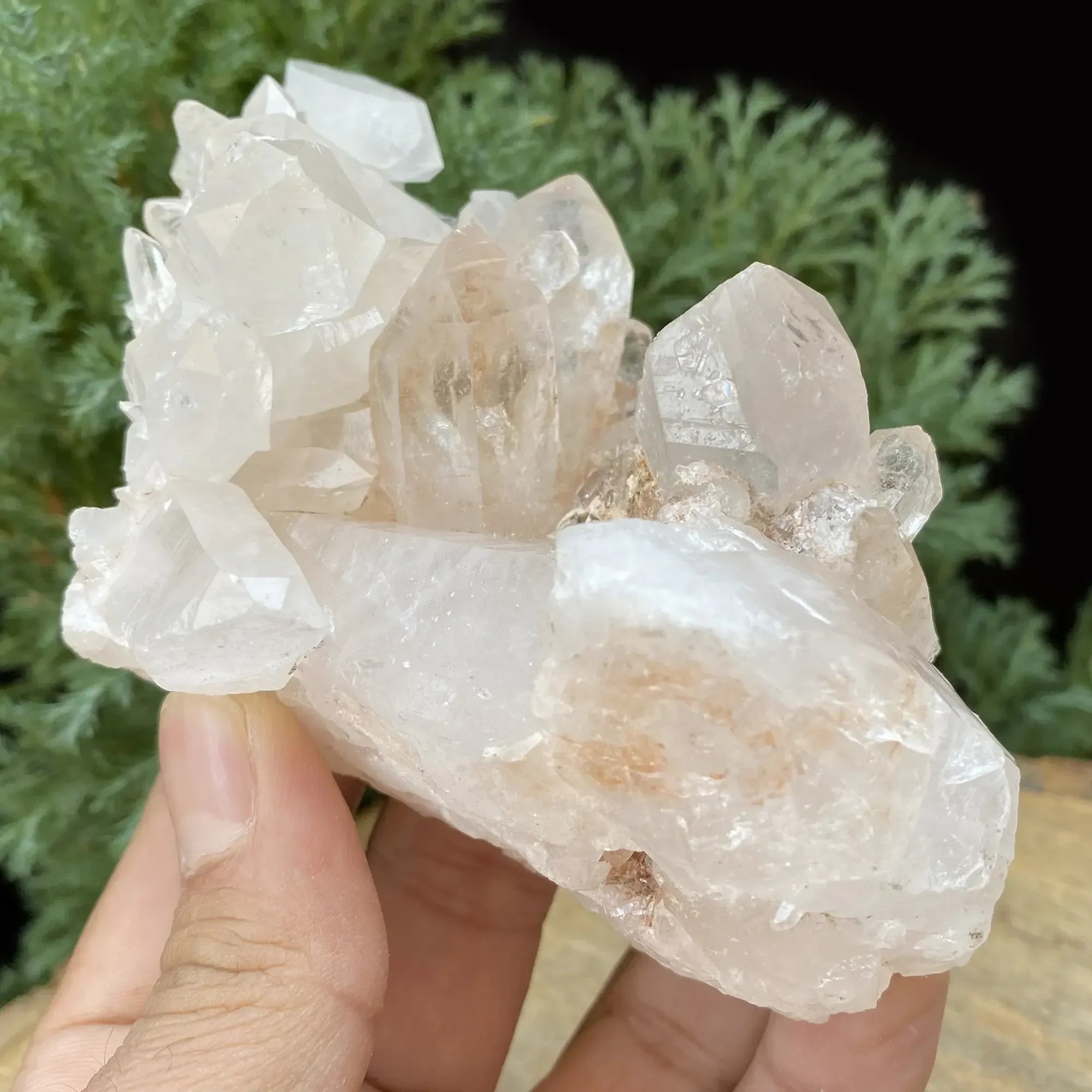 Natural Himalayan Pink Quartz Cluster 365g Himalayan Quartz
