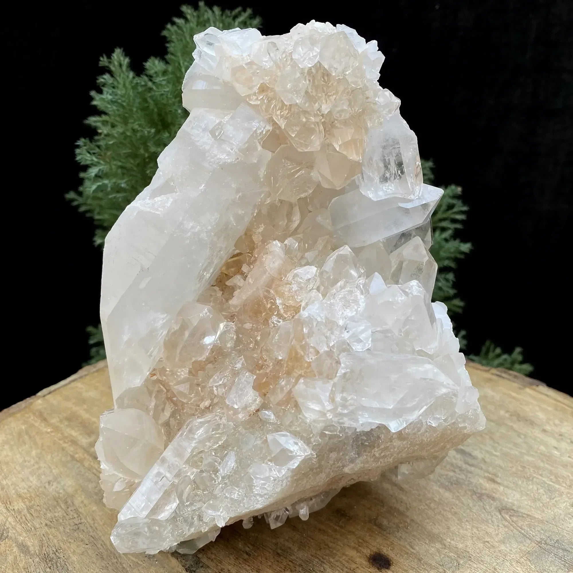Natural Himalayan Pink & White Quartz Cluster 1905g Himalayan Quartz