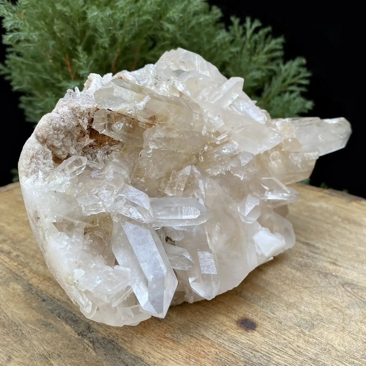 Natural Himalayan White & Pink Quartz Cluster 1155g Himalayan Quartz
