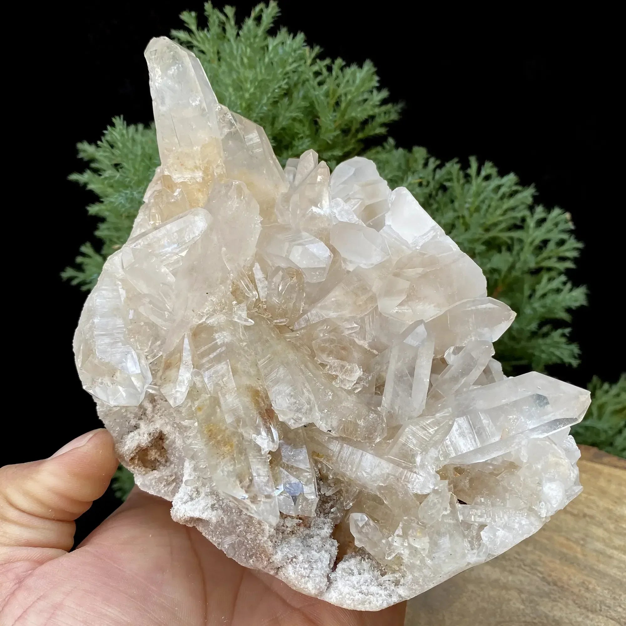 Natural Himalayan White & Pink Quartz Cluster 1155g Himalayan Quartz