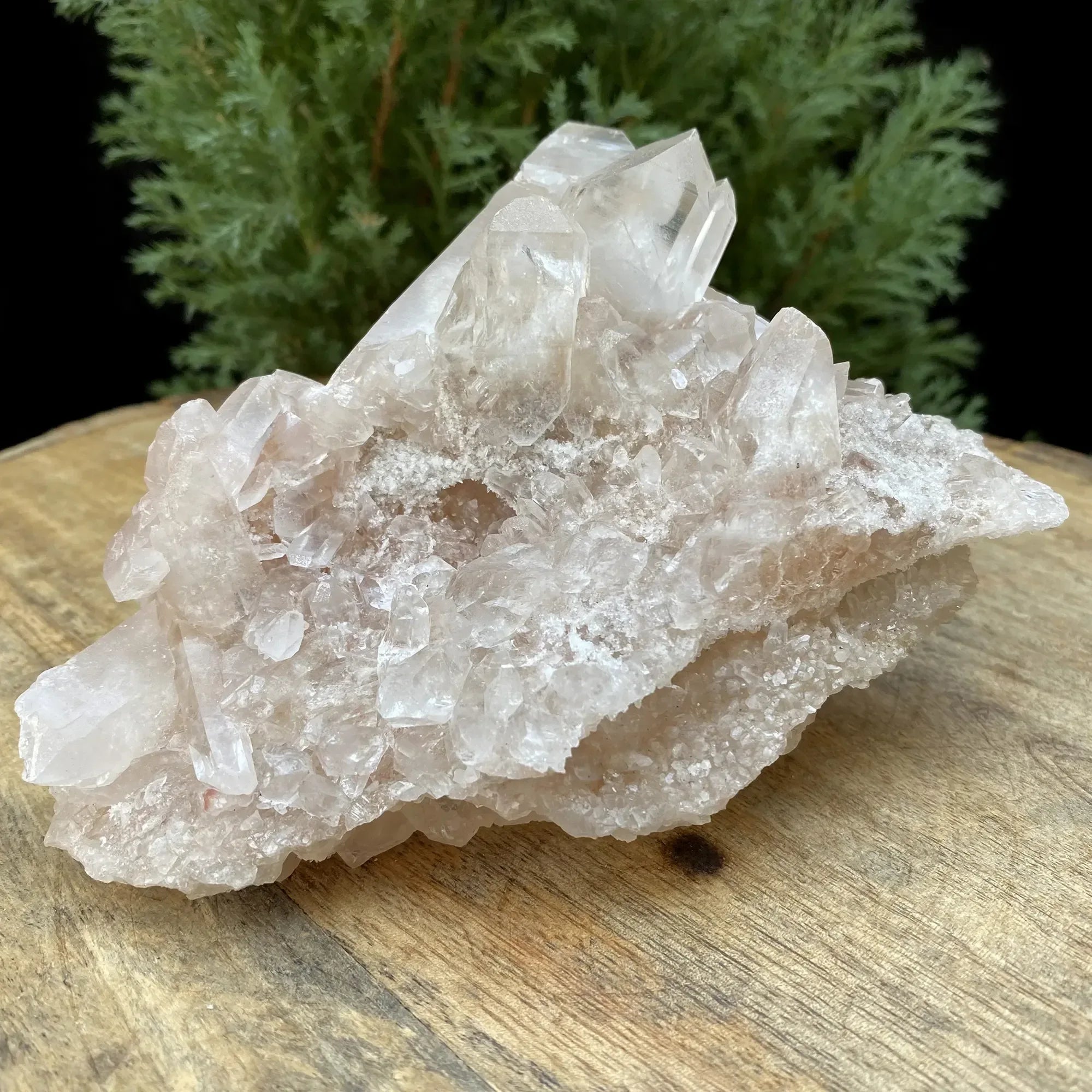 Natural Himalayan Pink Quartz Cluster 580g Himalayan Quartz