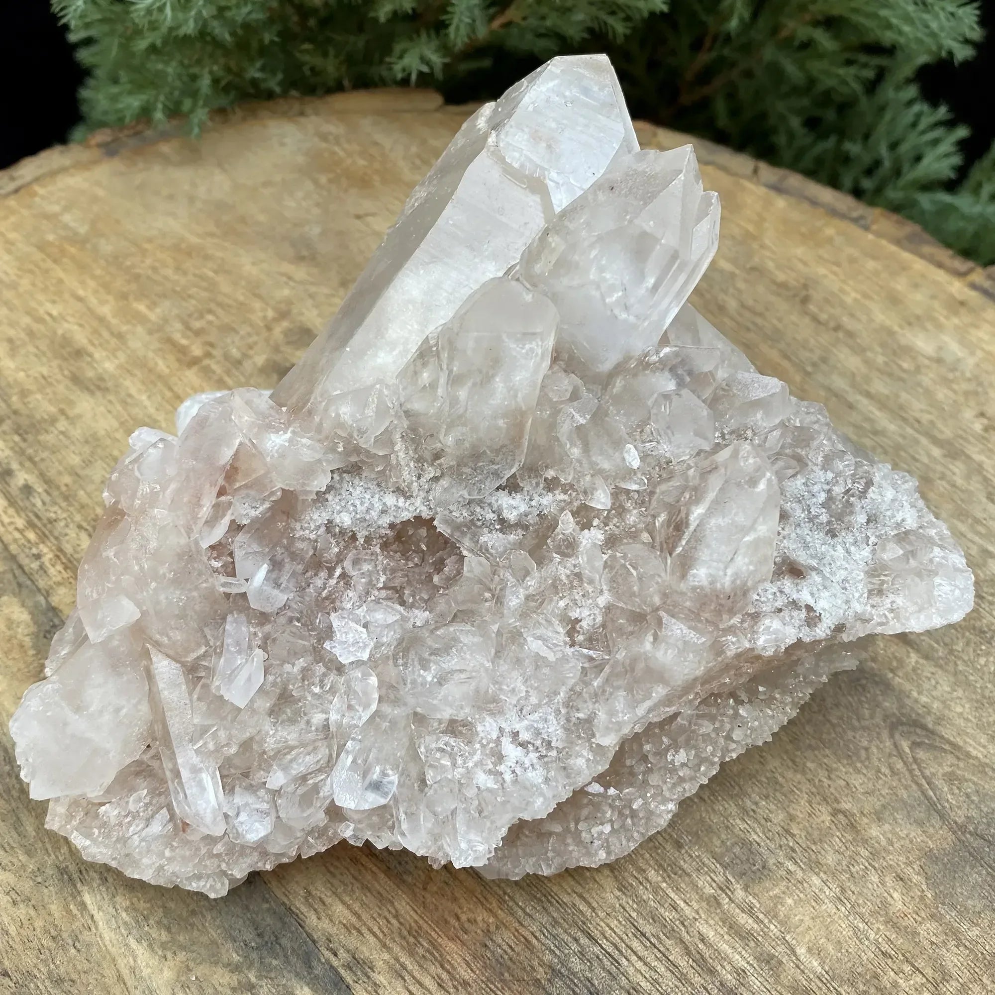 Natural Himalayan Pink Quartz Cluster 580g Himalayan Quartz