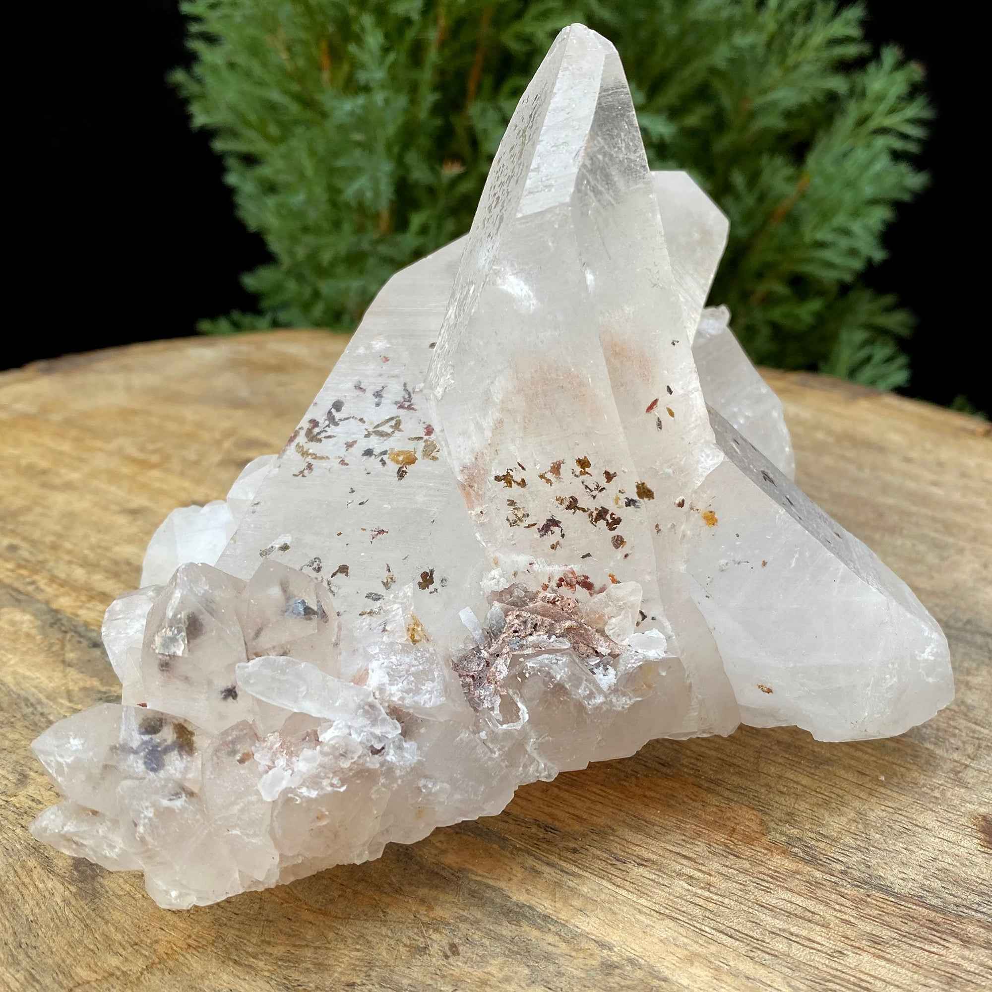 Natural Himalayan White Quartz Cluster 790g