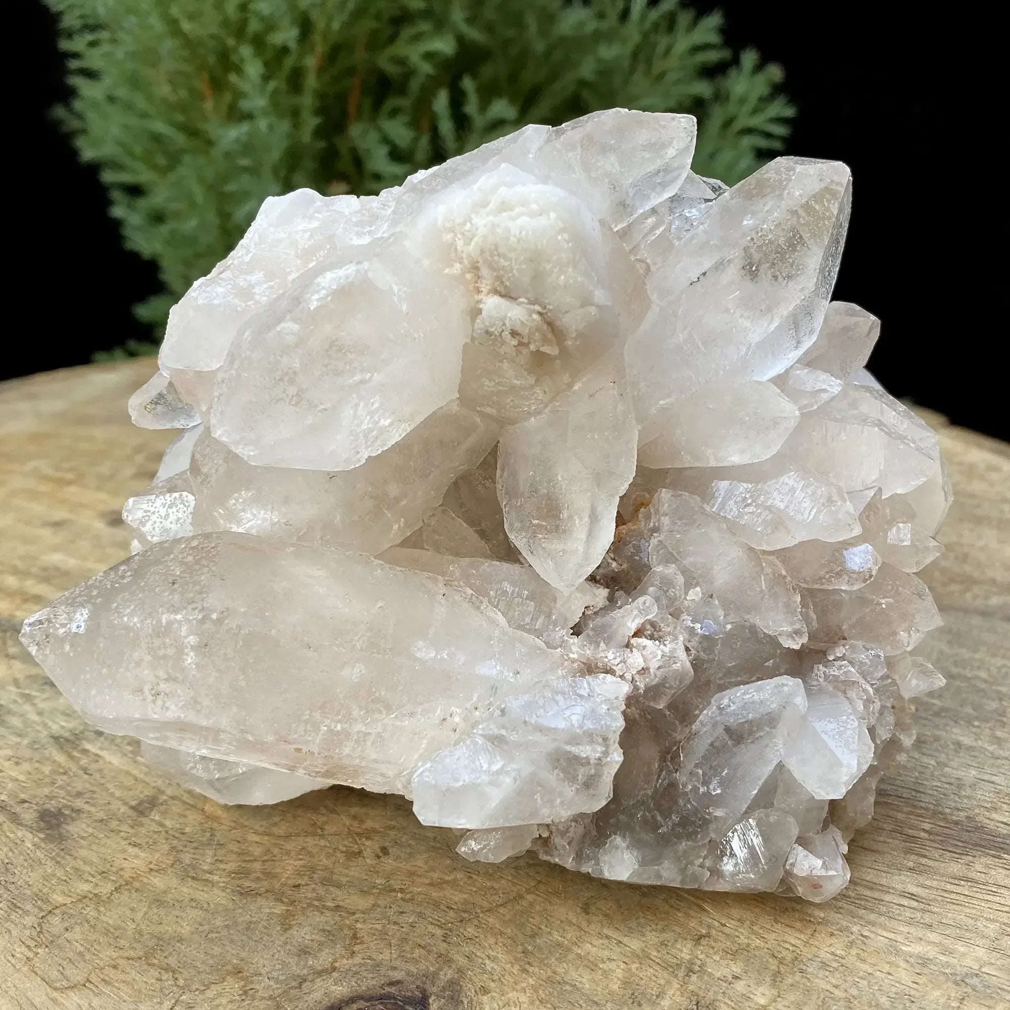 Natural Himalayan White Quartz Cluster 780g Himalayan Quartz