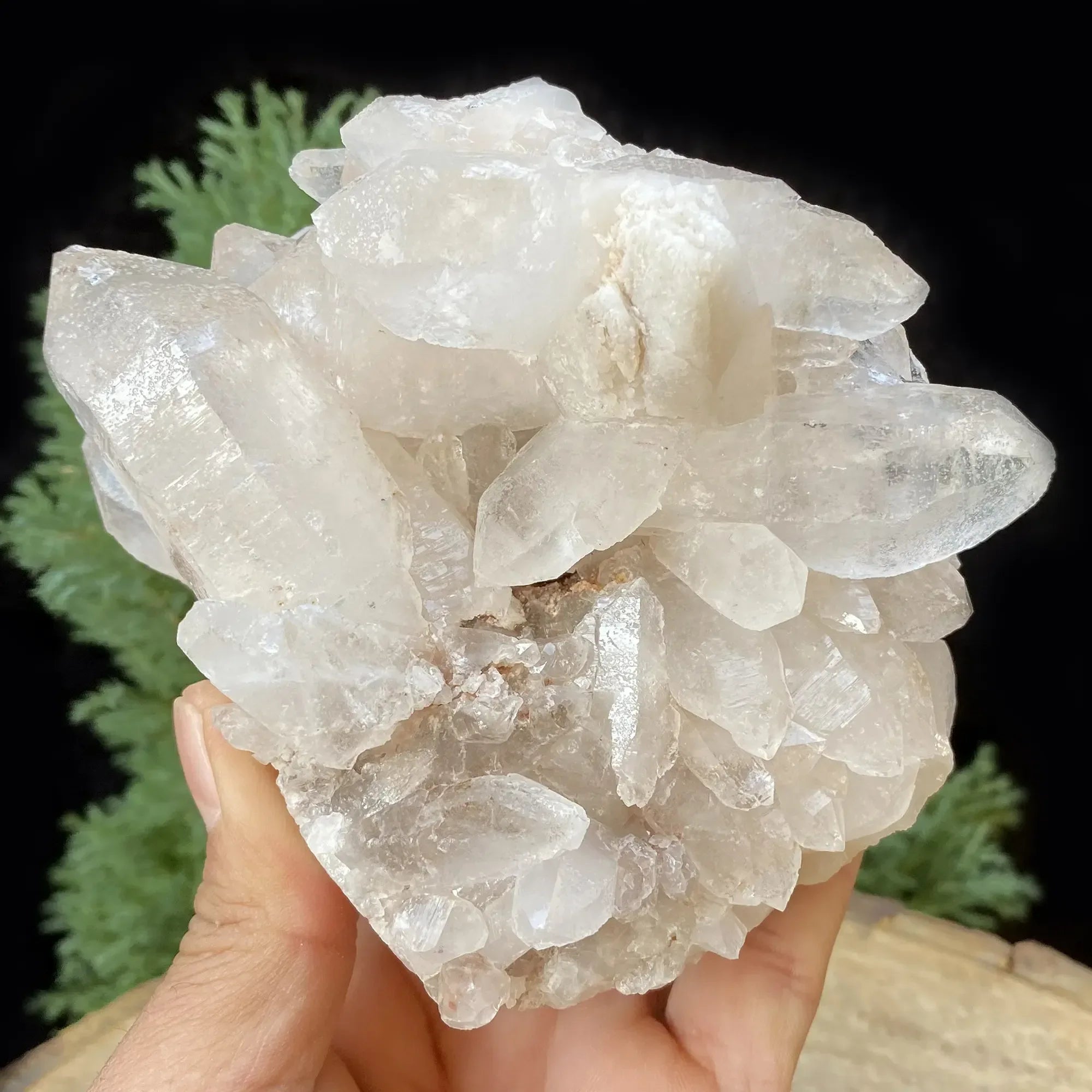 Natural Himalayan White Quartz Cluster 780g Himalayan Quartz