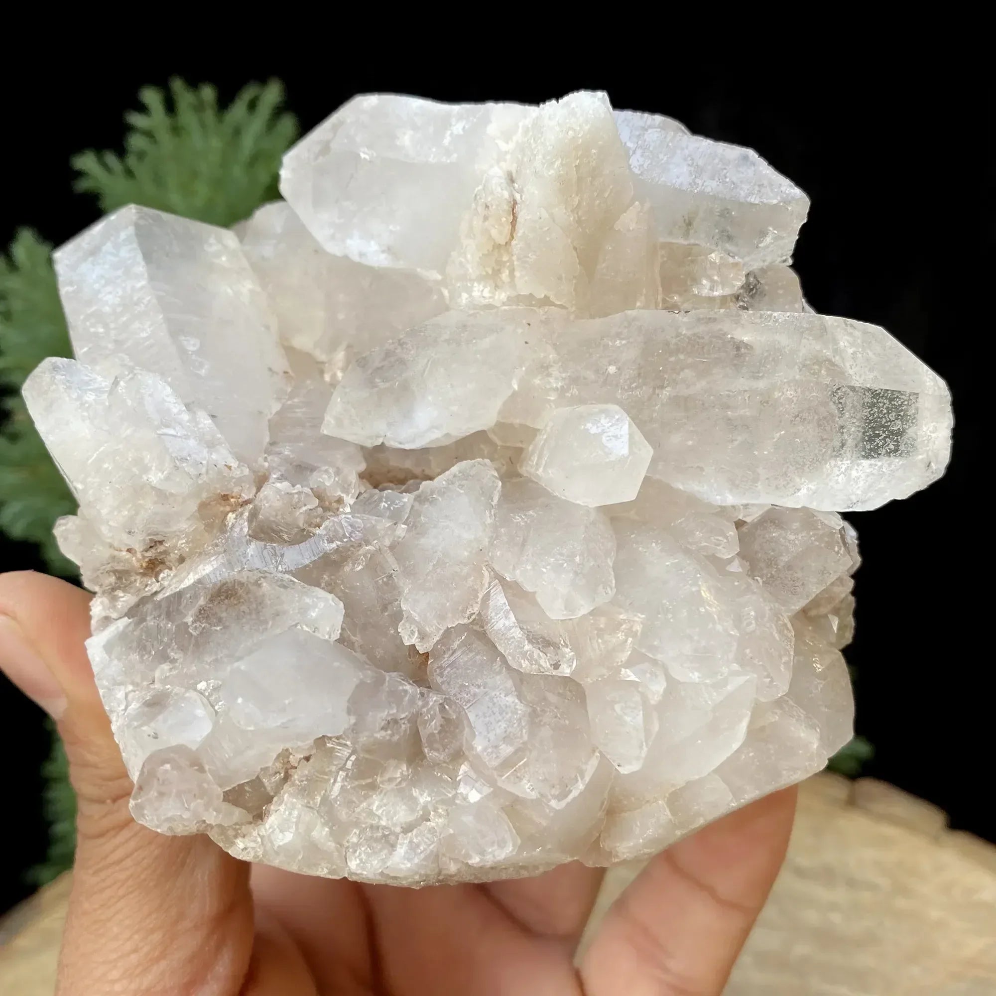 Natural Himalayan White Quartz Cluster 780g Himalayan Quartz