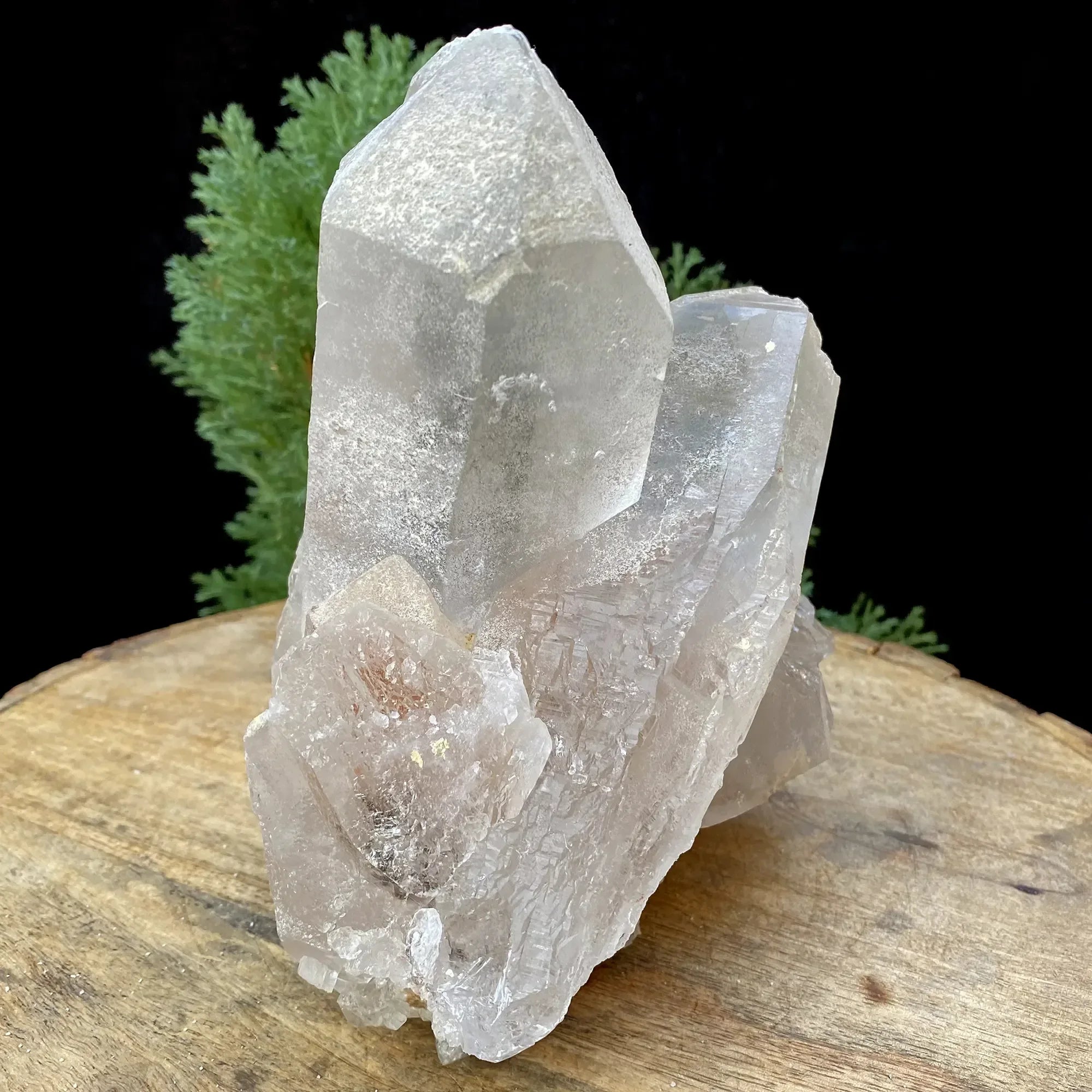 Natural Himalayan Pink with Smoky Quartz Cluster 1875g Himalayan Quartz