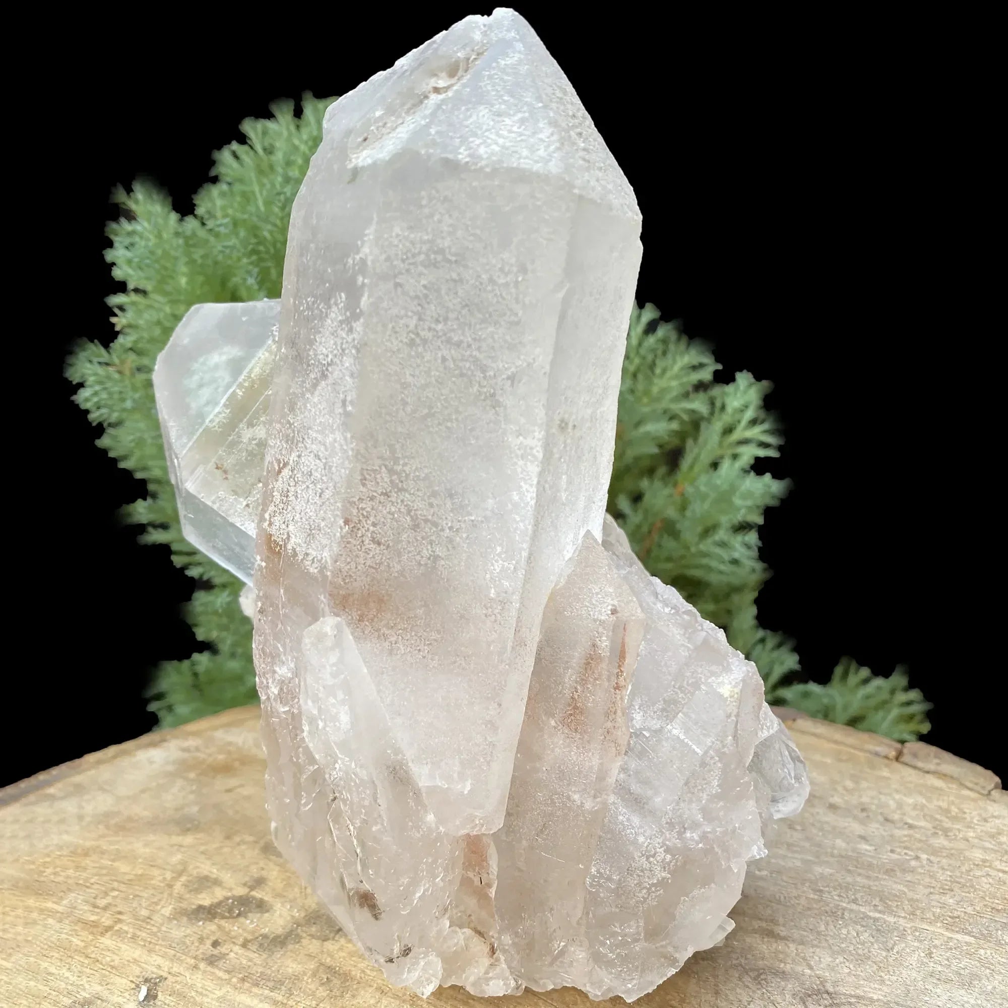 Natural Himalayan Pink with Smoky Quartz Cluster 1875g Himalayan Quartz