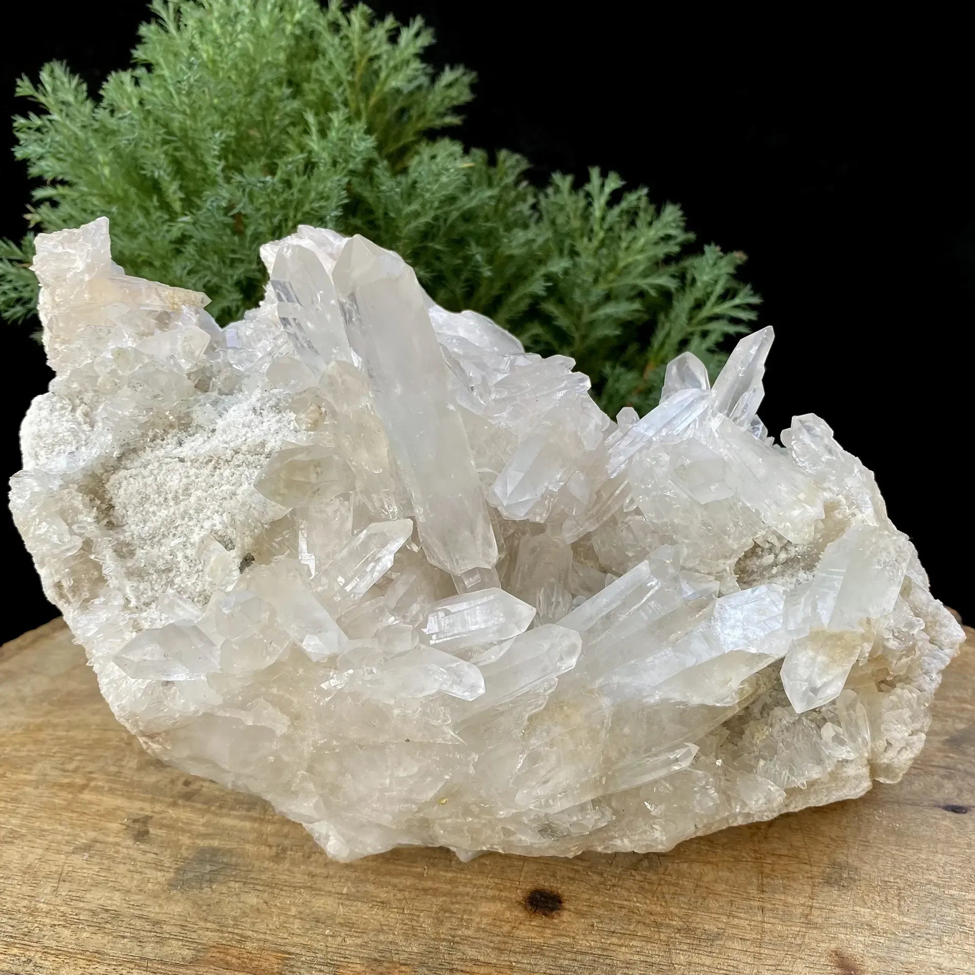 Natural Himalayan White Quartz Cluster 1375g Himalayan Quartz