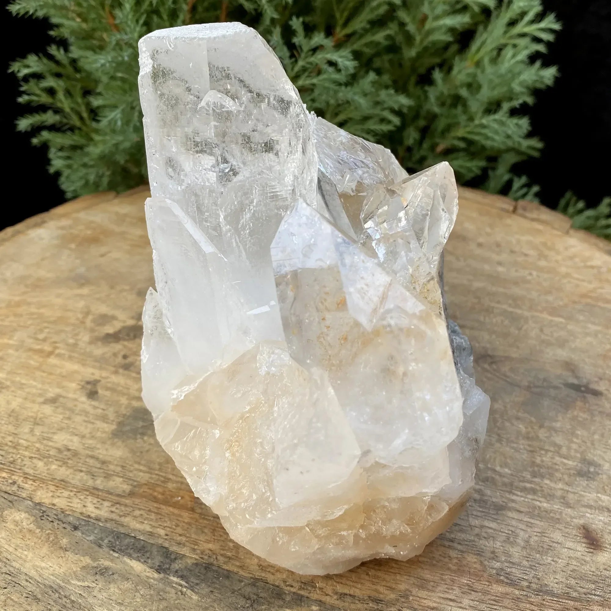Natural Himalayan White Quartz Cluster 990g Himalayan Quartz