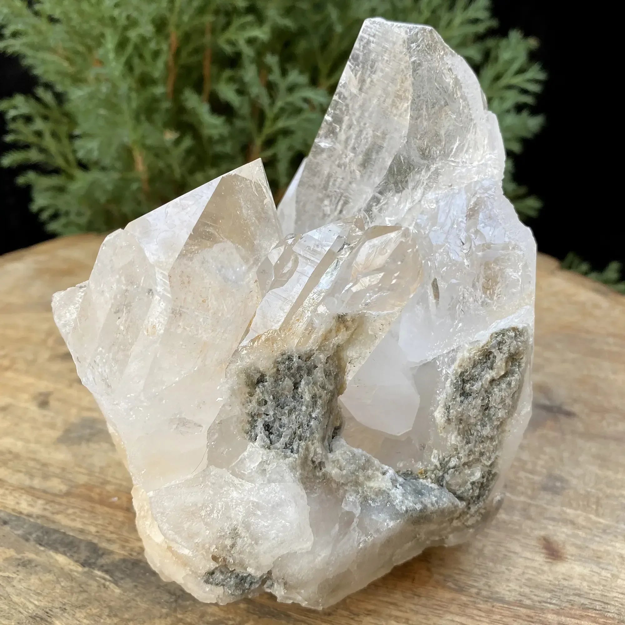 Natural Himalayan White Quartz Cluster 990g Himalayan Quartz