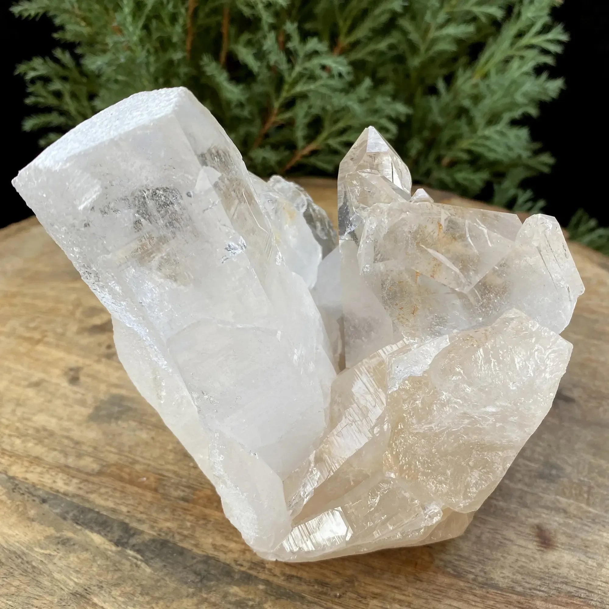Natural Himalayan White Quartz Cluster 990g Himalayan Quartz